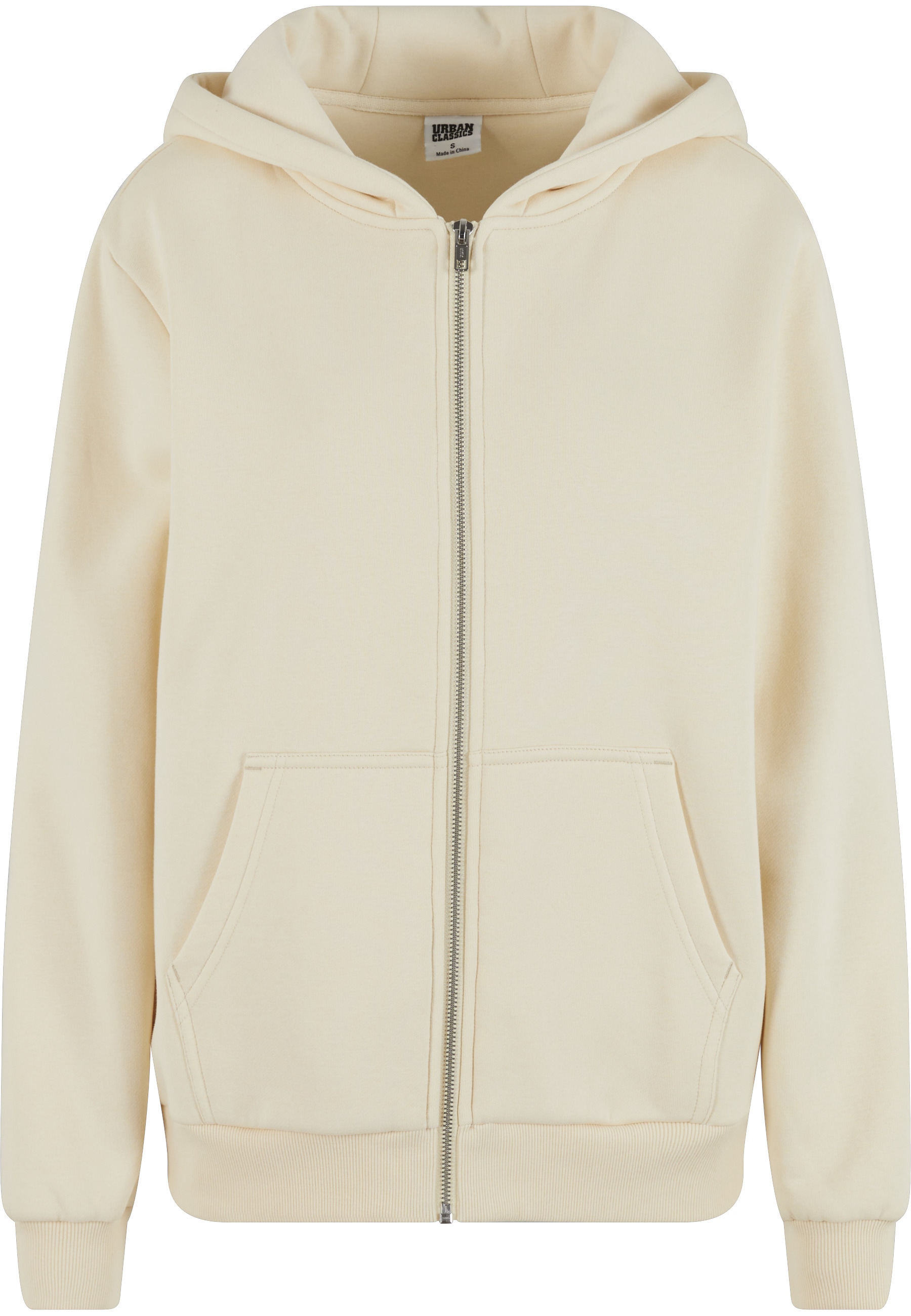 URBAN CLASSICS Sweatjacke "Urban Classics Ladies Fluffy Zip Cardigan" günstig online kaufen