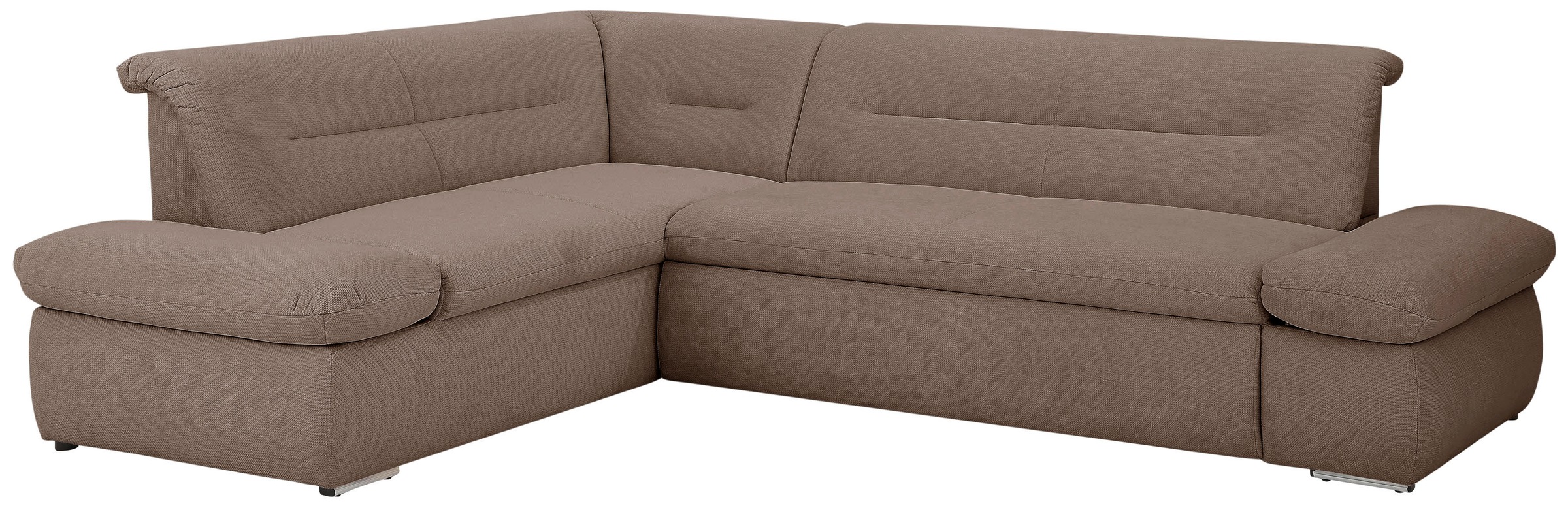 INOSIGN Ecksofa »Avesa L-Form«, Wahlweise mit Arm- und Bettfunktion, B/T/H: 275/211/80 cm