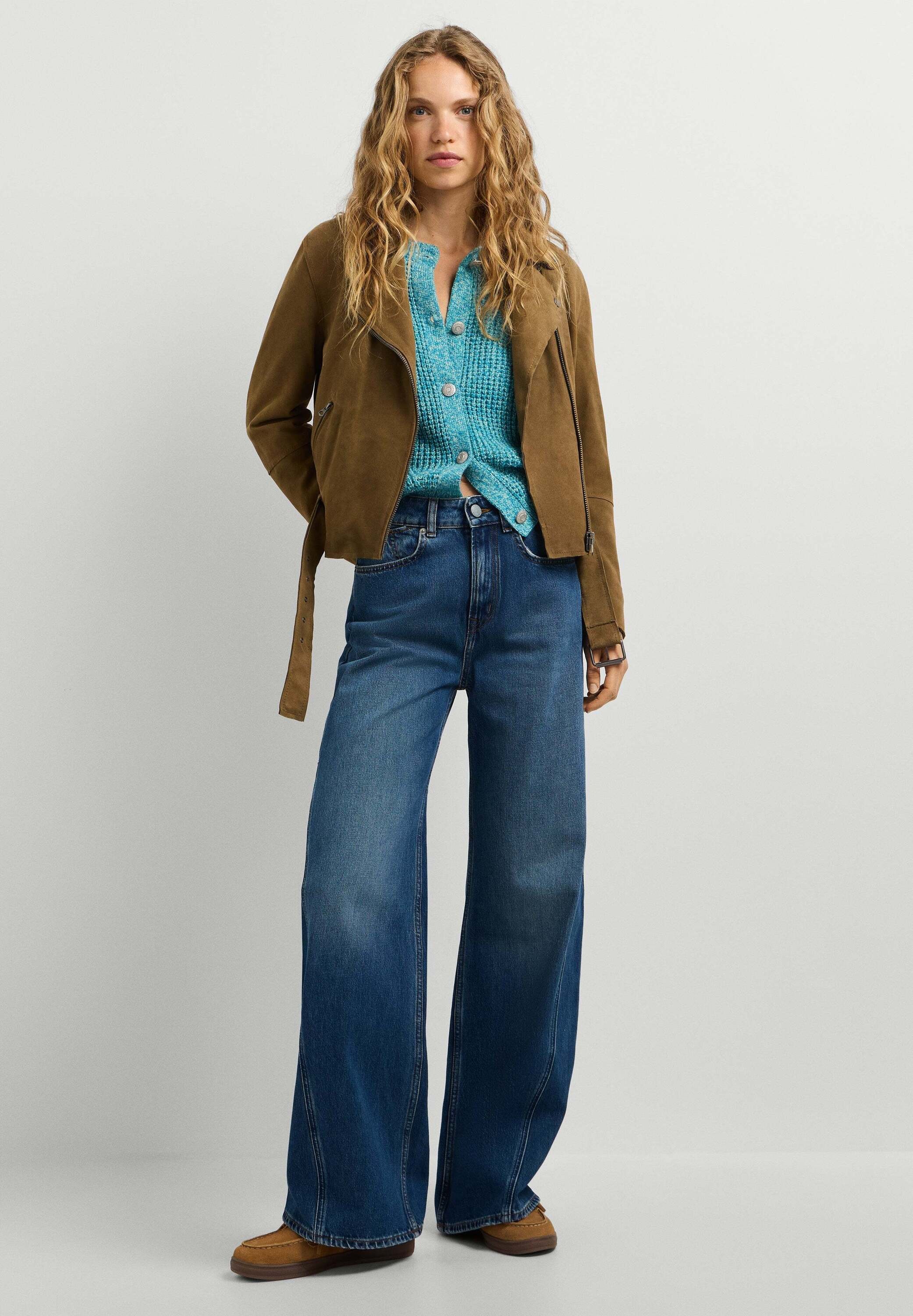 Pepe Jeans Slim-fit-Jeans "flare fit jeans BELLE HW FLARE CONTRAST"
