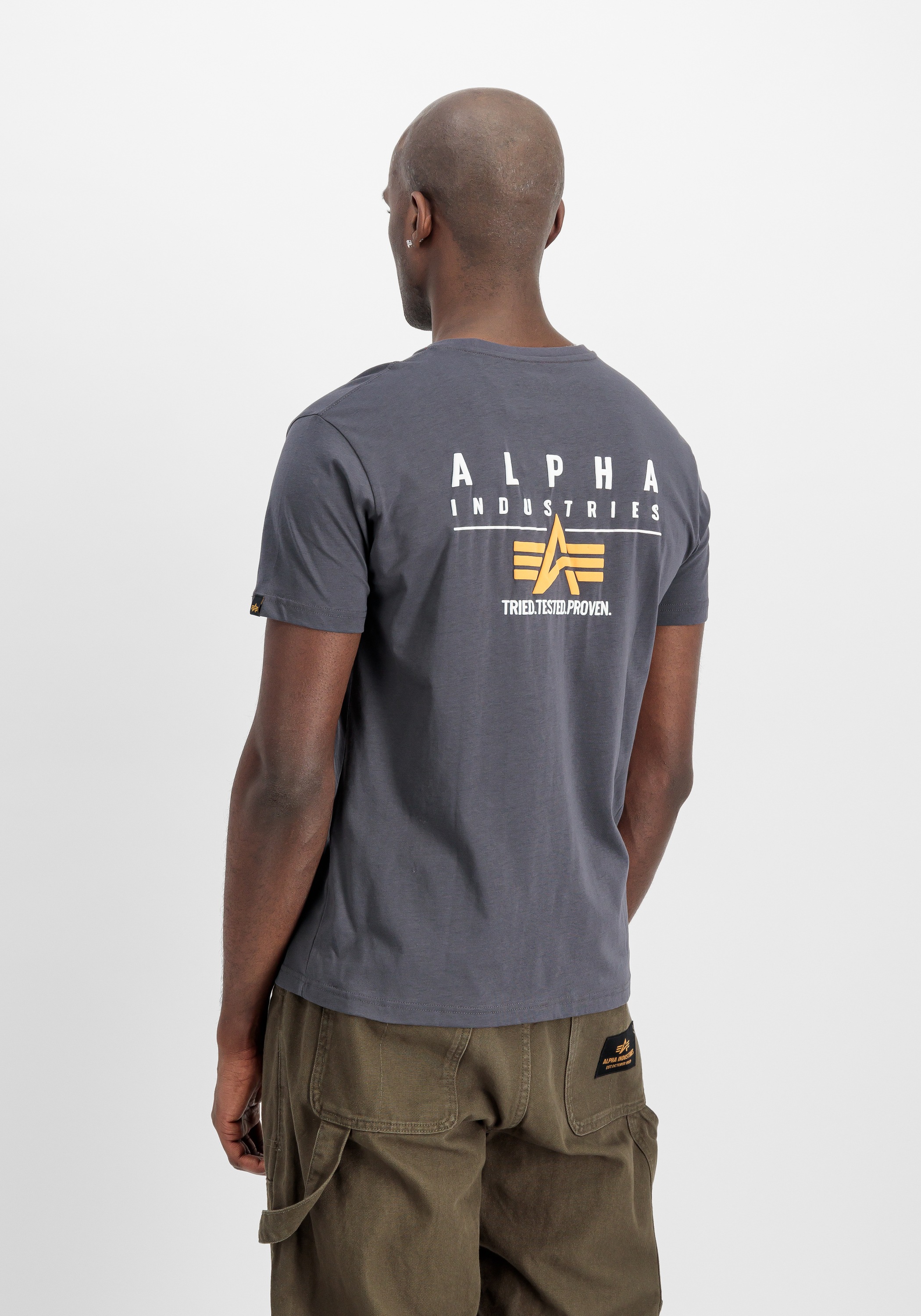 Alpha Industries T-Shirt "Puff Print Logo Backprint T-Shirt" günstig online kaufen