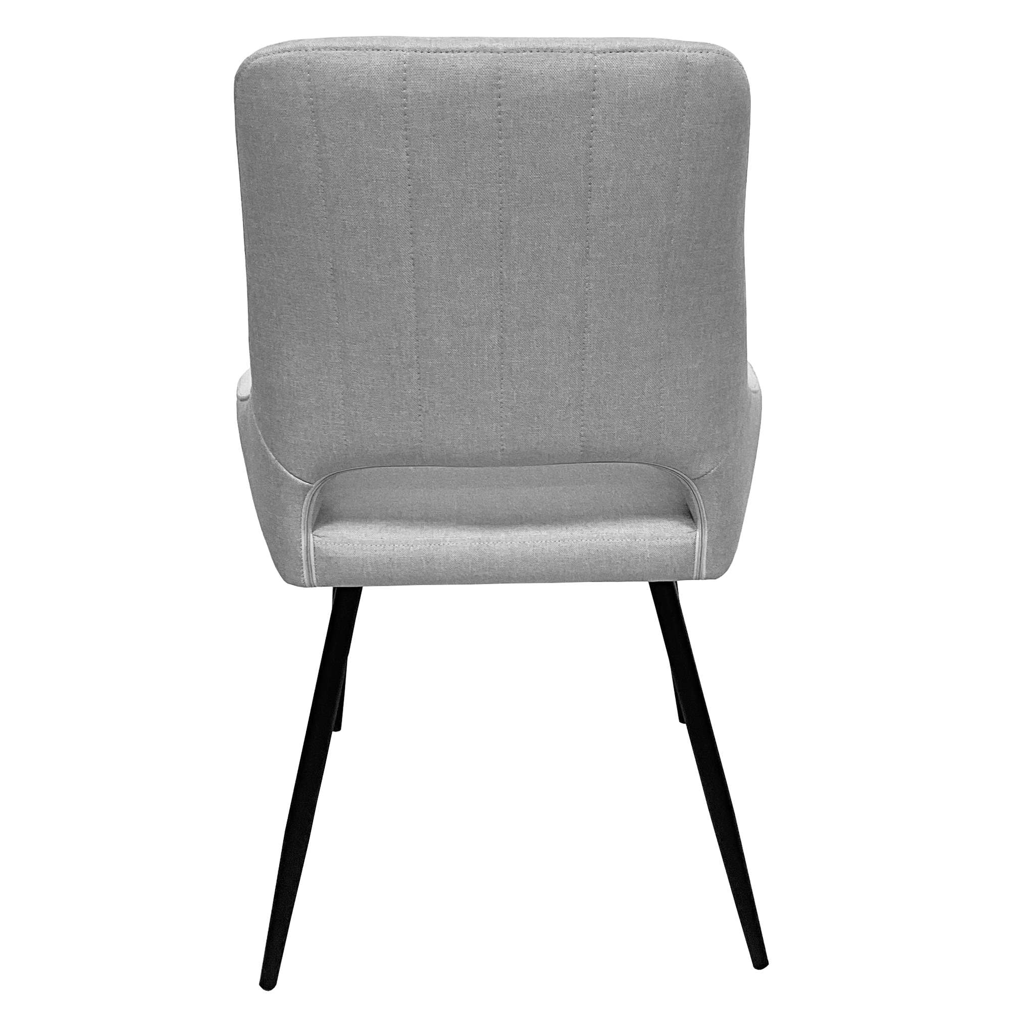 OTTO home Esszimmerstuhl »Derrek« (Set) 2 Stk.pflegeleichter Webstoff, schwarze Metallbeine, Sitzbreite 40 cm