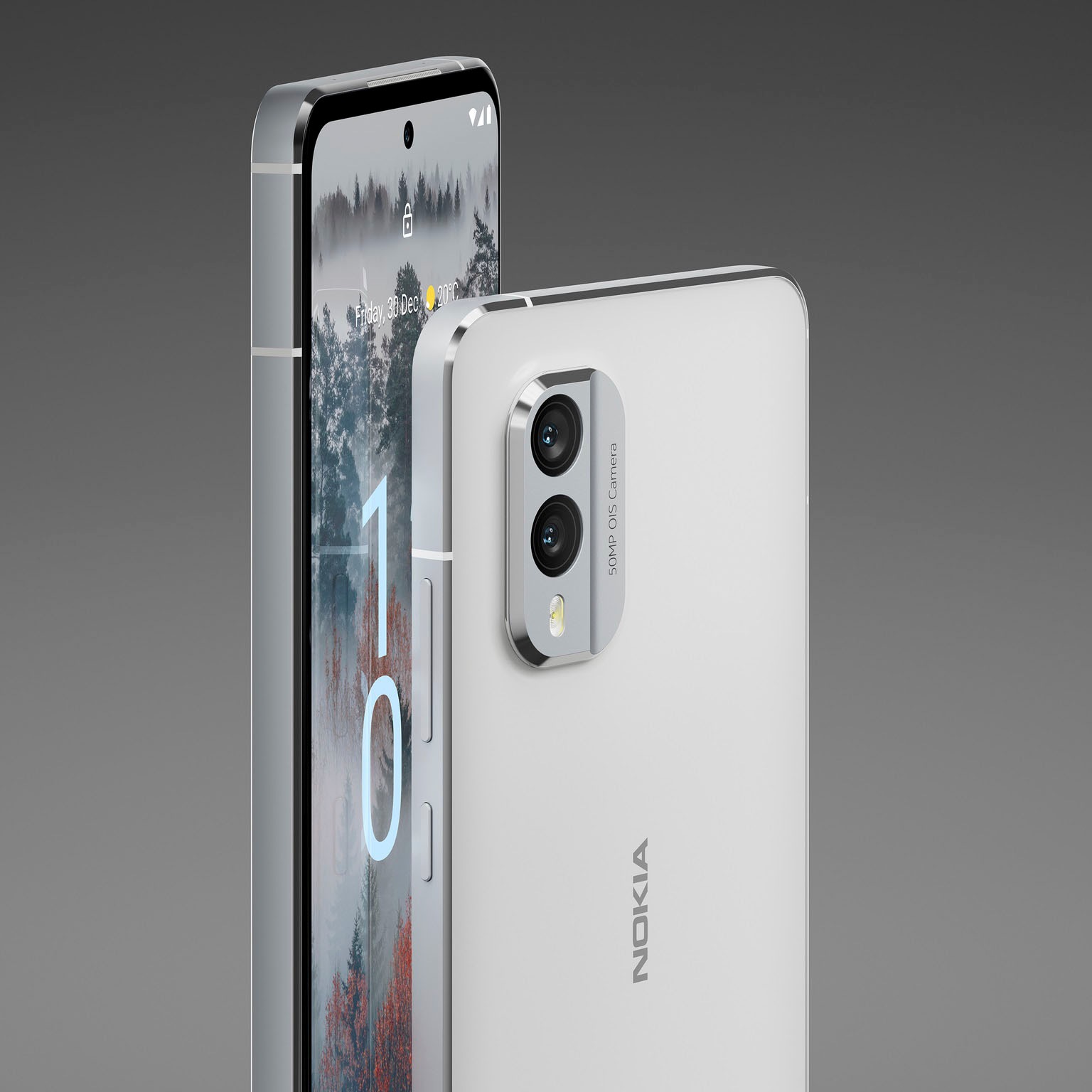 Nokia Smartphone »X30 5G«, Ice White