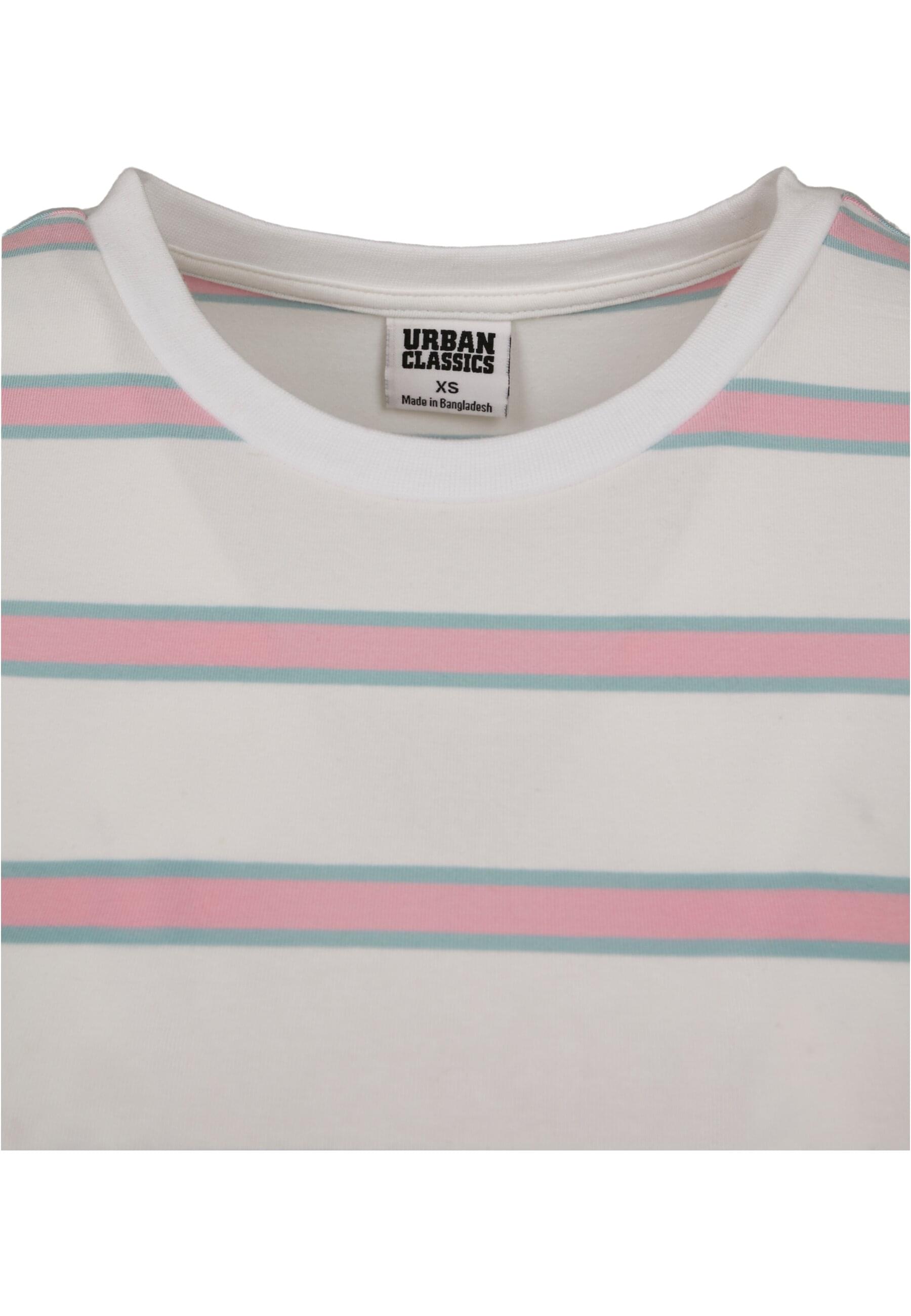 Thumbnail - URBAN CLASSICS T-Shirt "Urban Classics Damen Ladies Stripe Cropped Tee", (1 tlg.)