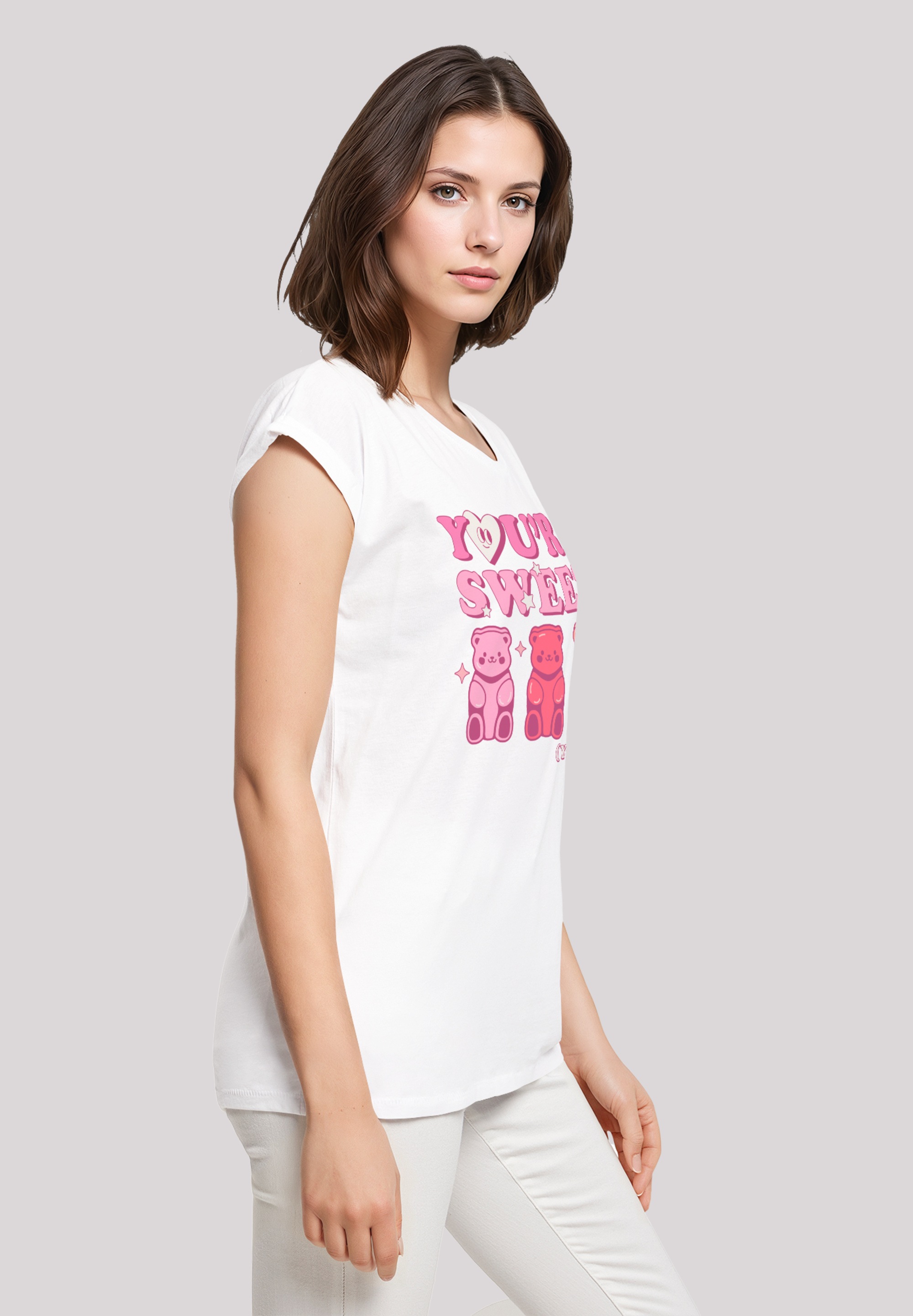 F4NT4STIC T-Shirt »Valentinstag You're Sweet Gummy Bears«, Premium Qualität