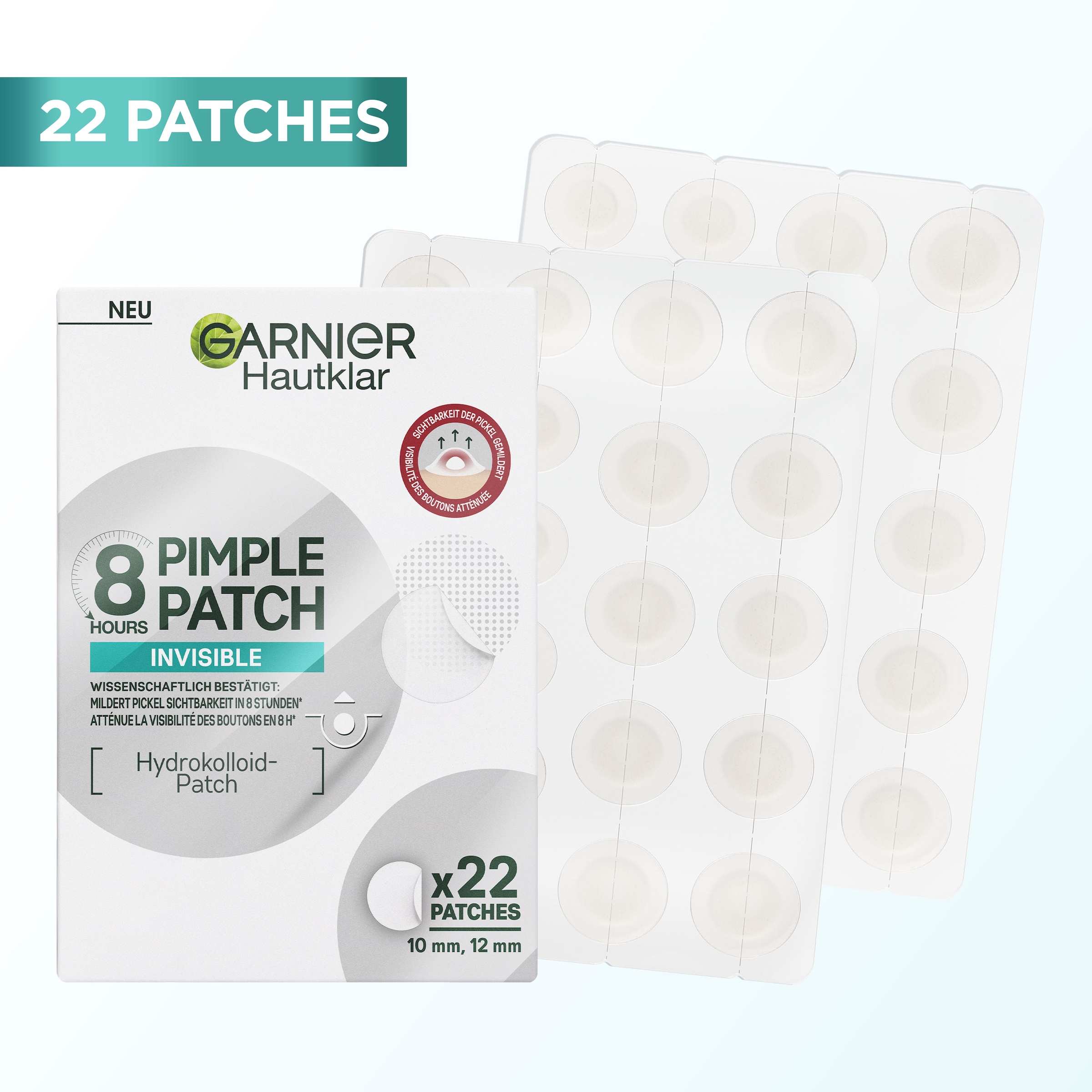 GARNIER Pflegestift »Garnier 8H Invisible Pimple Patch«