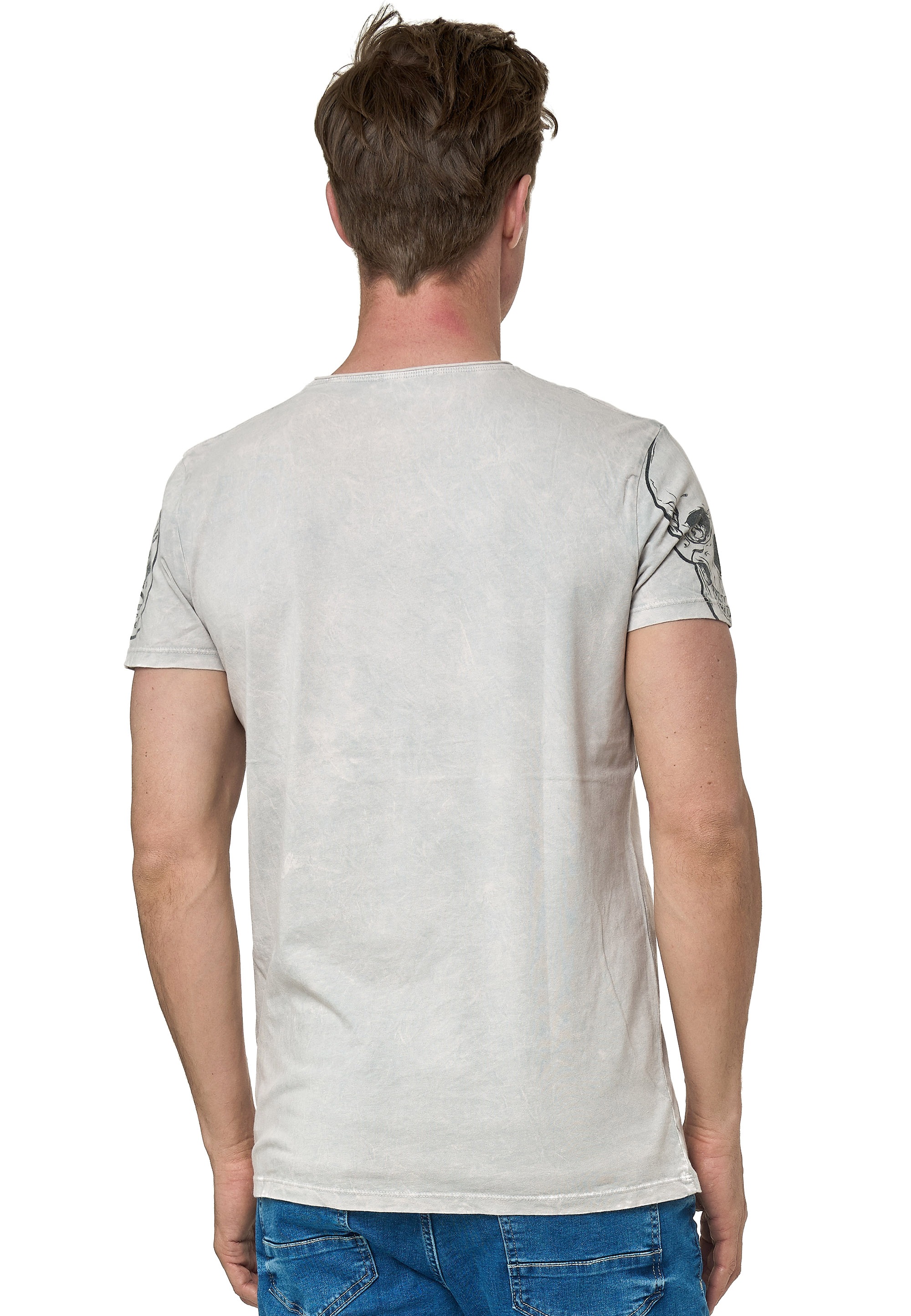 Rusty Neal T-Shirt mit coolem Frontprint
