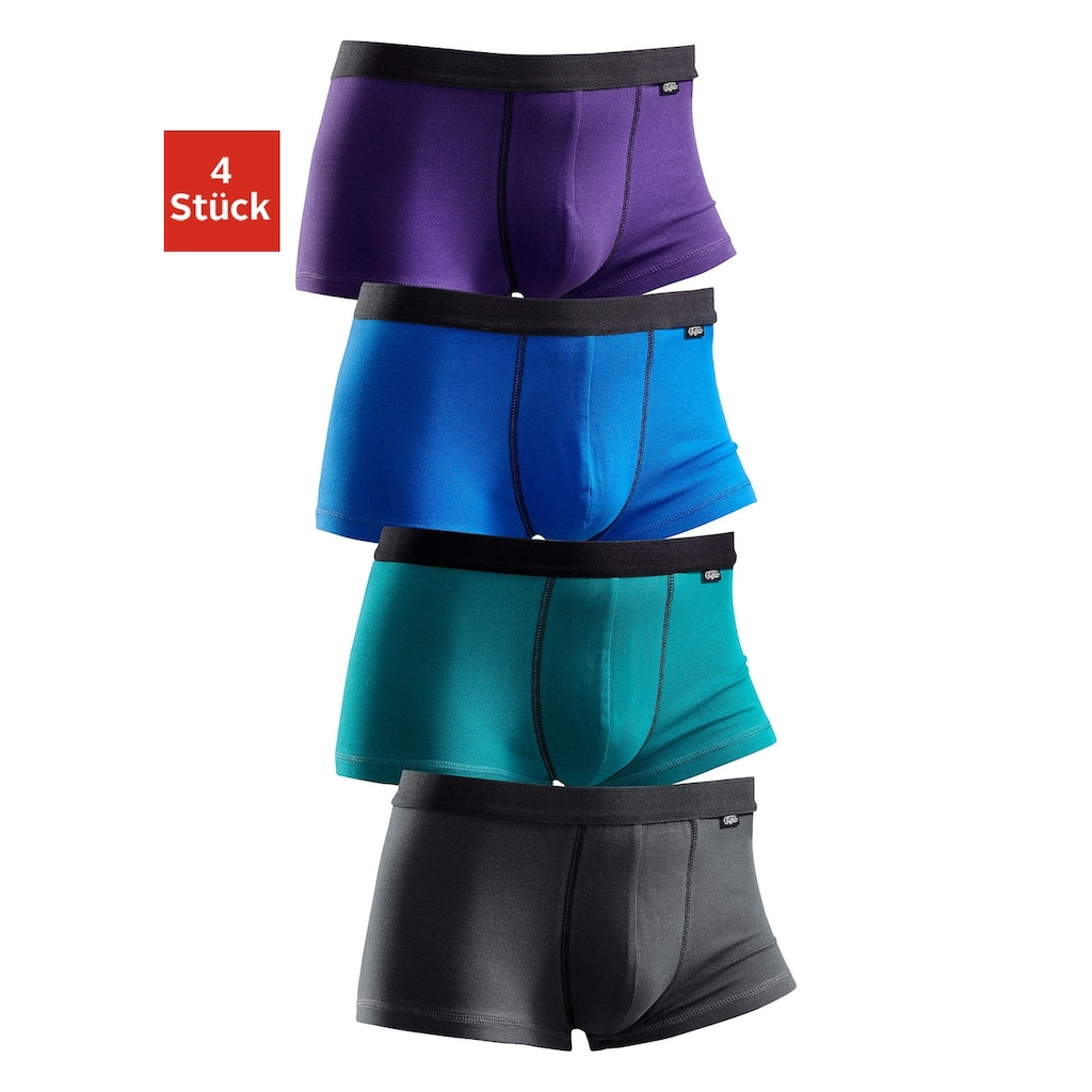 Buffalo Boxershorts, (Packung, 4 St.)