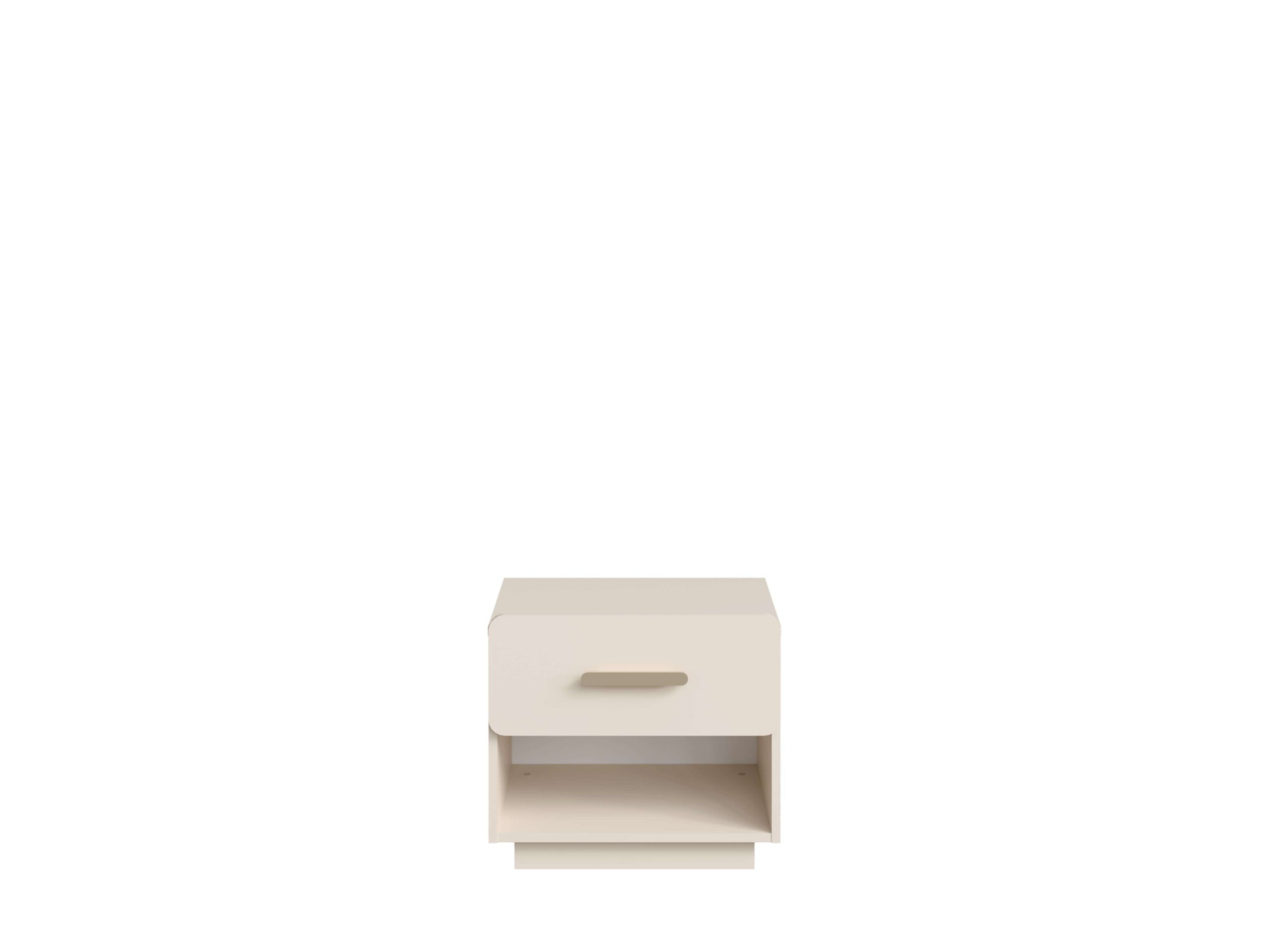 Home affaire Nachttisch »CLAREI 2er Set, Nachttischen mit 1 Schublade, Maße B/H/T: 53/48/44 cm«, (Set), Set, 2 St., mit goldenen Kunststoffgriffen, Maße B/T/H: 53/22/48 cm