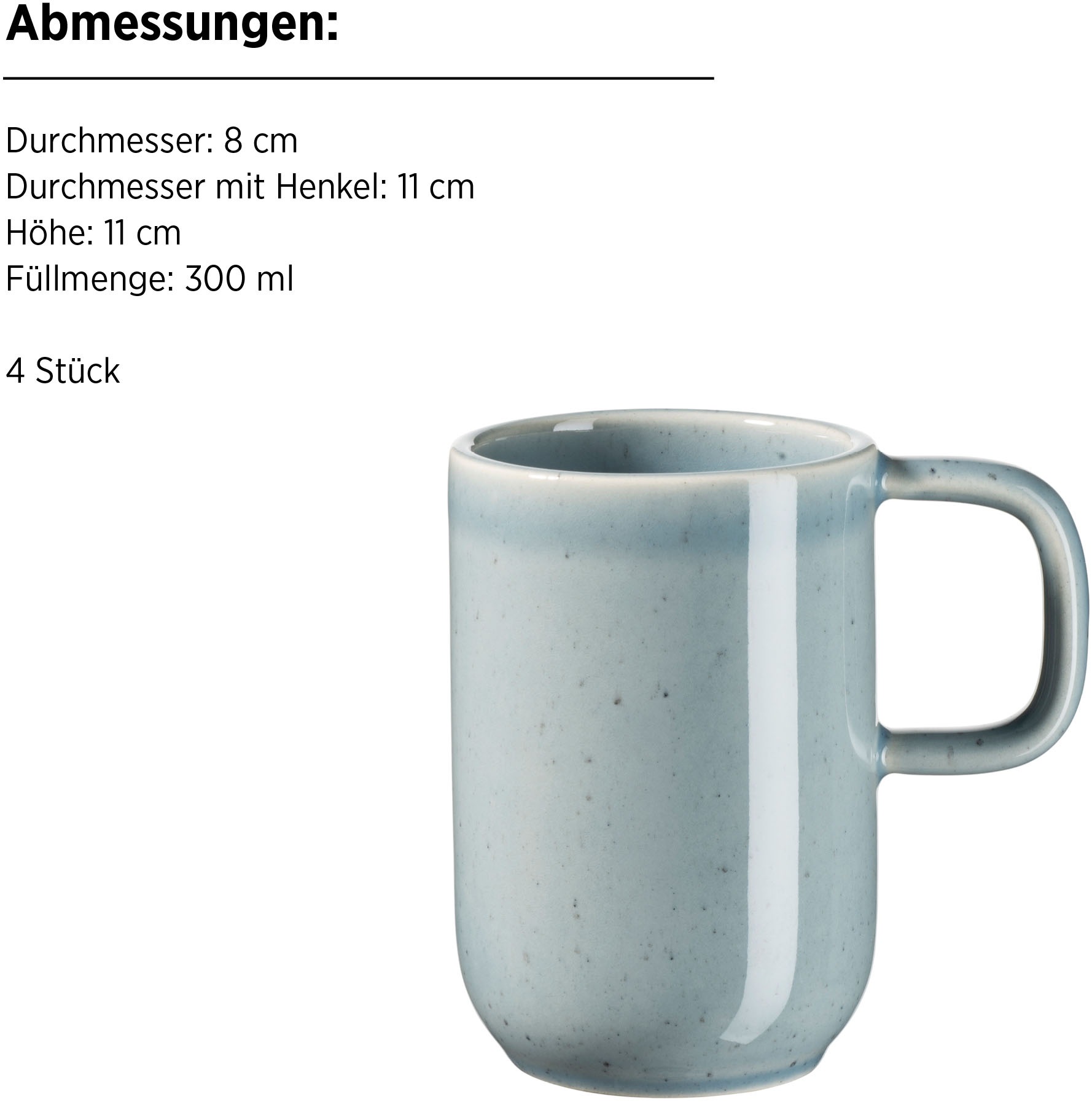 MÄSER Frühstücks-Geschirrset »CANDY, aus Steinzeug«, (Set, 12 tlg.), Geschirr-Set, Service