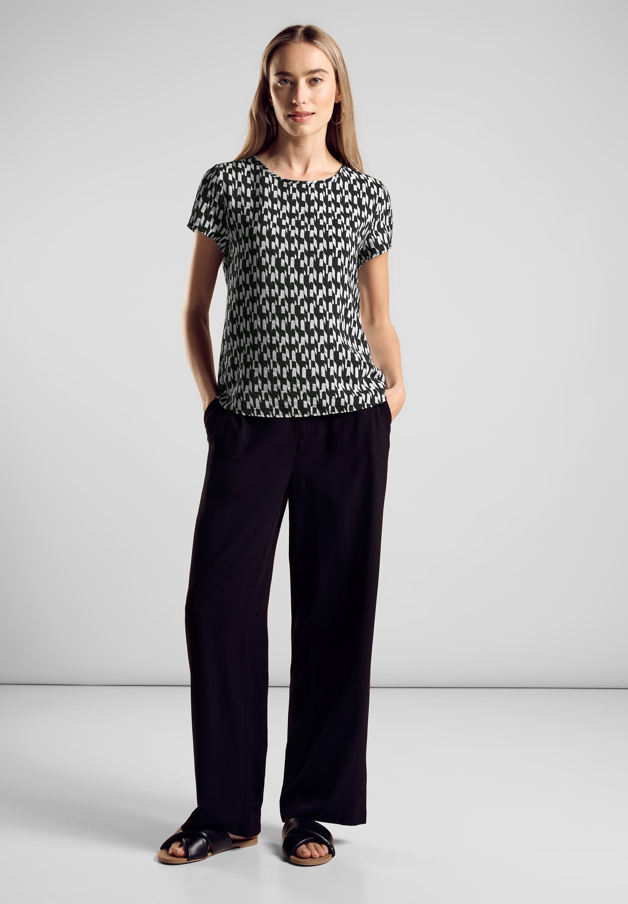 STREET ONE Print-Shirt, aus softer Viskose