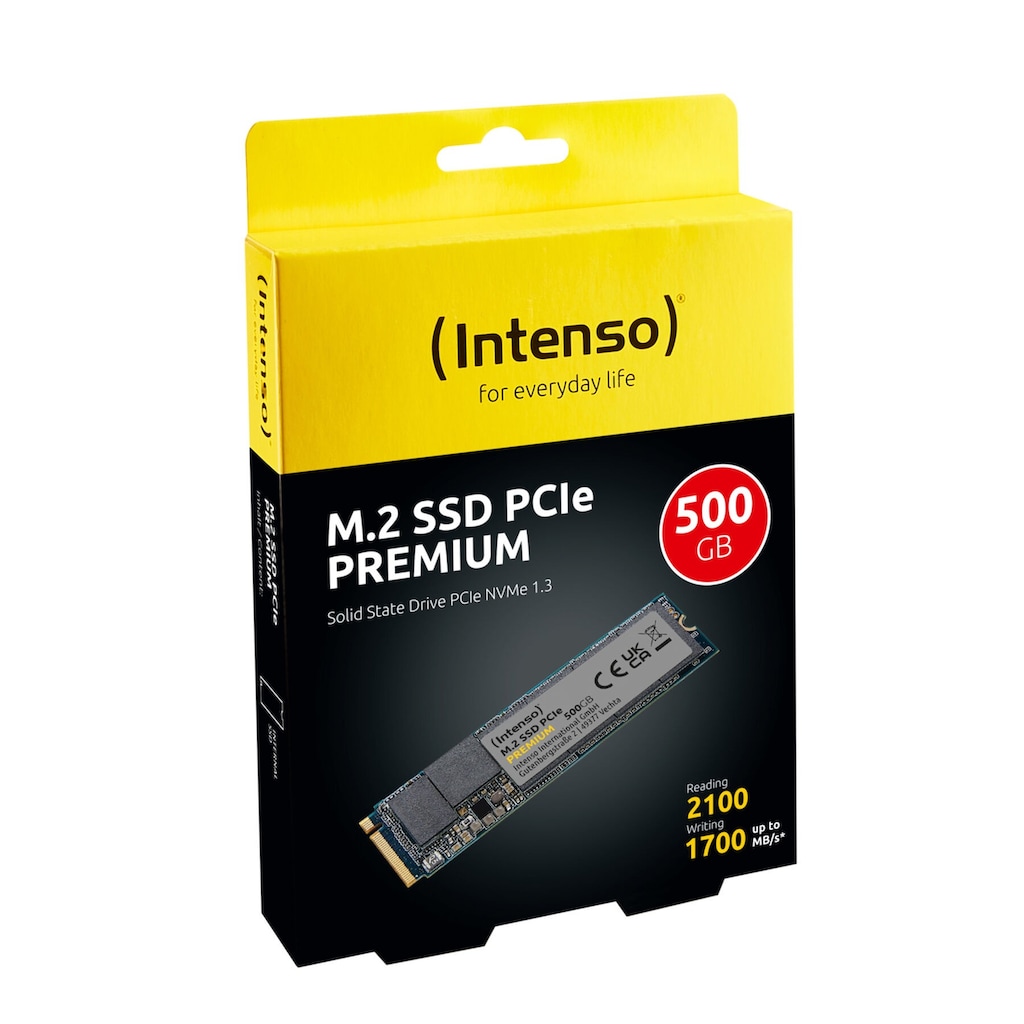 Intenso interne SSD »SSD 500GB Premium M.2 PCIe«
