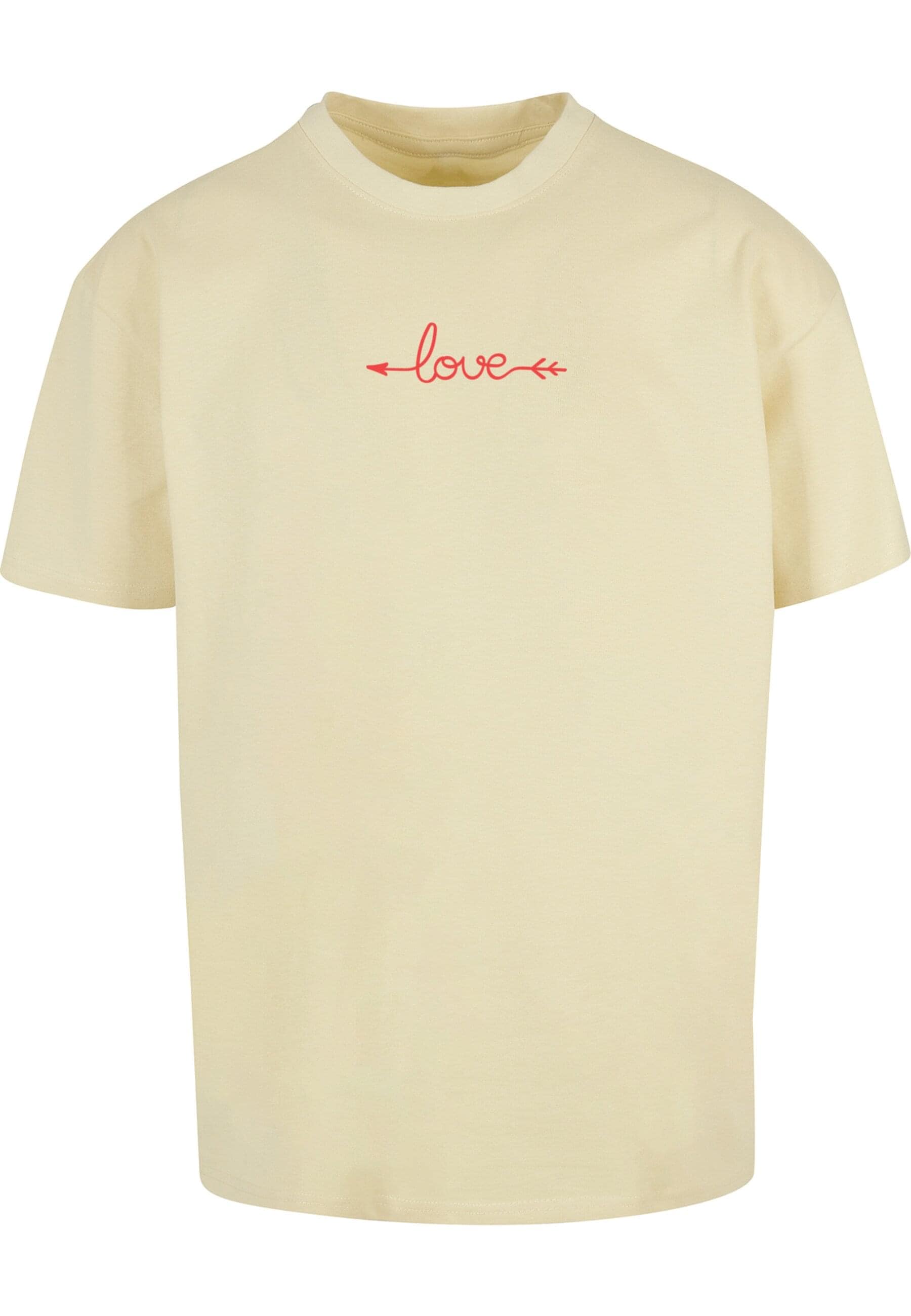 Merchcode T-Shirt "Merchcode Hugs & Love - Love Arrow Heavy Oversize Tee" 1 günstig online kaufen