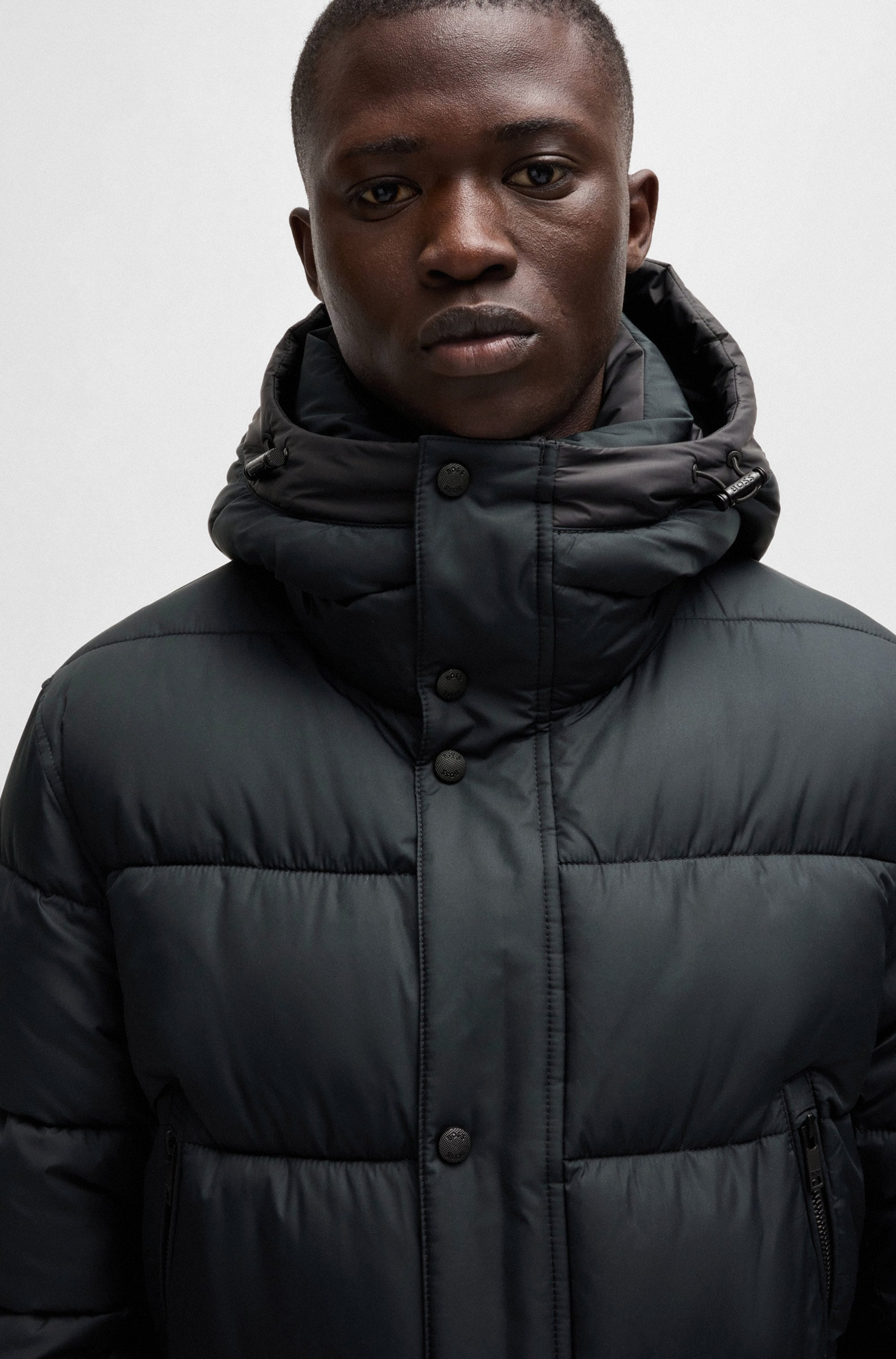 BOSS ORANGE Steppjacke »Omaris«, mit Kapuze, mit Reißverschlusstaschen