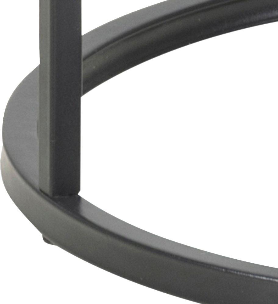 ACTONA GROUP Beistelltisch, Metallgestell im modernen Industrie-Look, rund, T: 40 x H: 55 cm