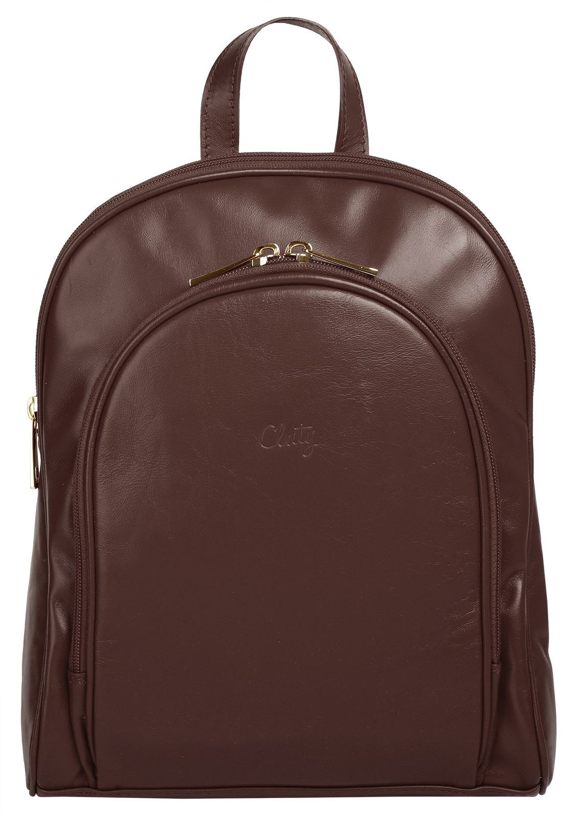 Cluty Cityrucksack, echt Leder, Made in Italy