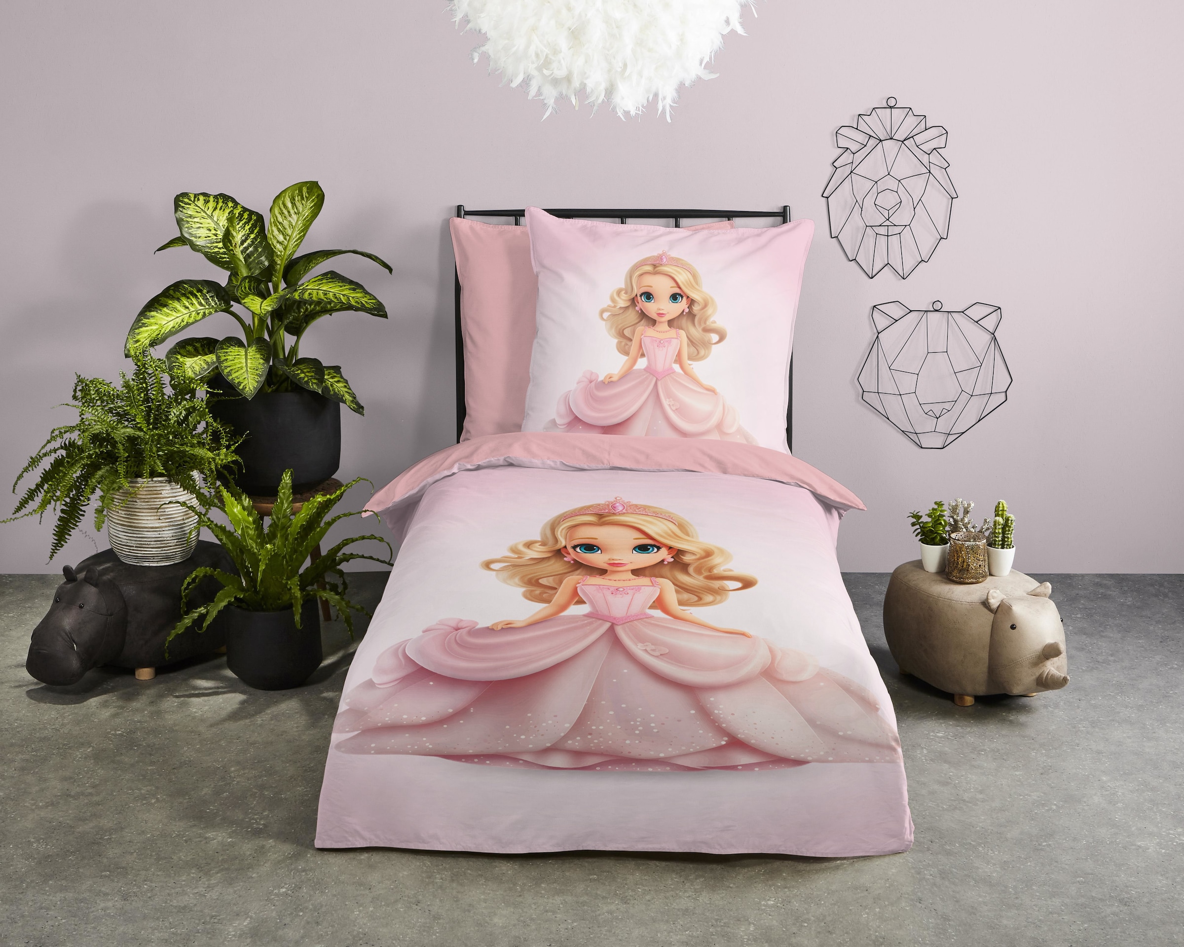 PURE luxury collection Kinderbettwäsche "Bellas" 2 Stk. tlg. Mikrofaser, 13 günstig online kaufen