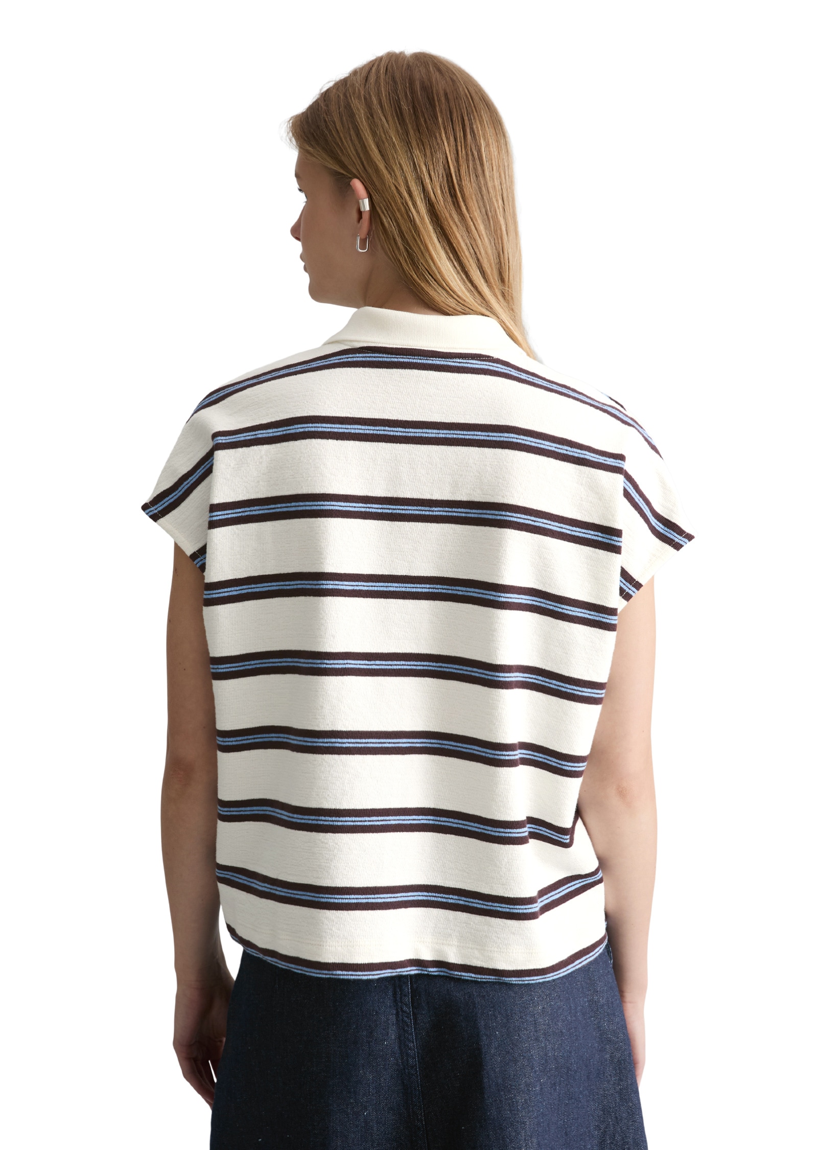 Marc O'Polo DENIM Poloshirt »aus schwerem Single Jersey«
