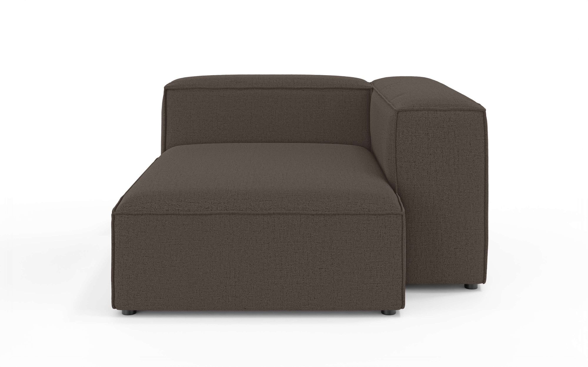 INOSIGN Ottomane »XL HAILY links/rechts bestellbar, extra tief, Maße B/T/H: 130/160/72cm«, als Modul oder separat verwendbar, für individuelle Zusammenstellung