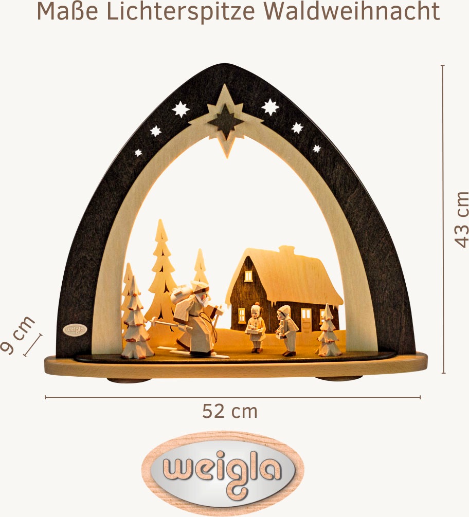 Weigla Lichterbogen, Erzgebirge garantiert, Weihnachtsdeko Innen, Weihnacht günstig online kaufen