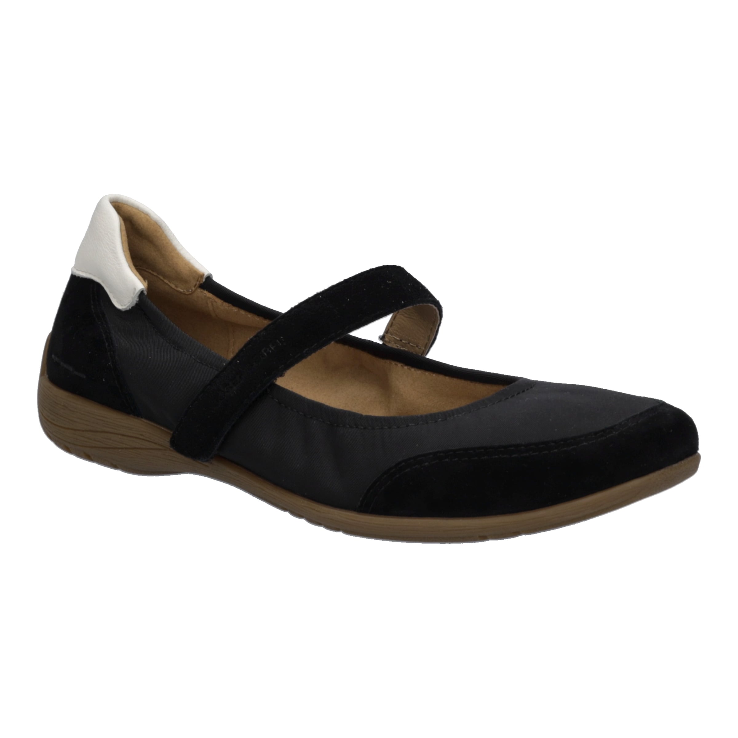 JOSEF SEIBEL Damen Ballerina "Fenja 33, schwarz-weiss", Gr. 42, schwarz, Schuhe