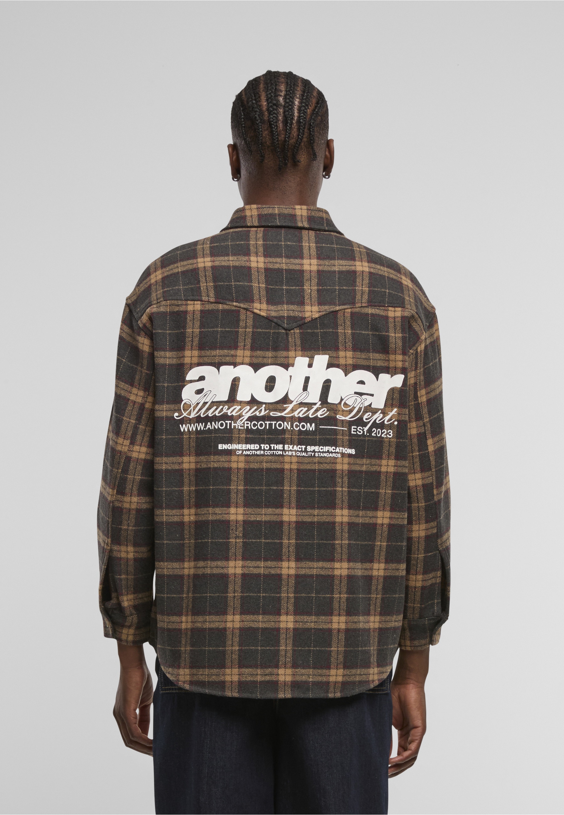 Another Cotton Lab Kurzarmshirt »Another Cotton Lab Another Flanell Shirt« 1
