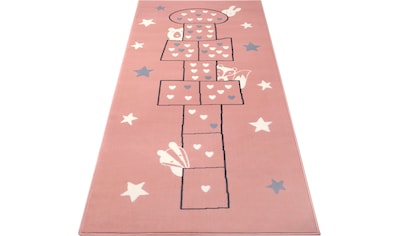 HANSE Home Kinderteppich »Jump«, rechteckig, 9 mm Höhe, Spielteppich Hüpfkästchen... kaufen