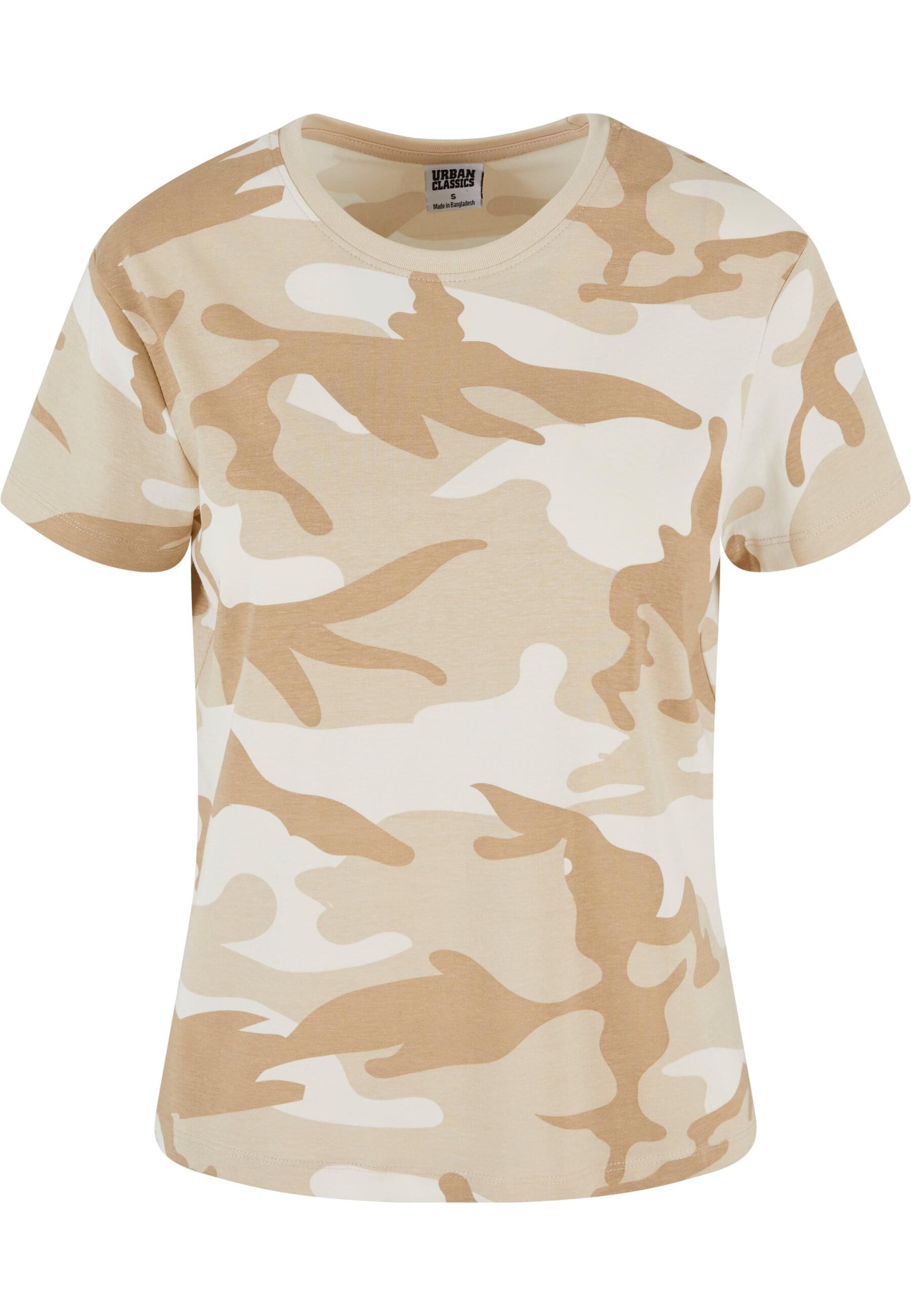 URBAN CLASSICS T-Shirt "Urban Classics Ladies Camo Regular Tee" günstig online kaufen