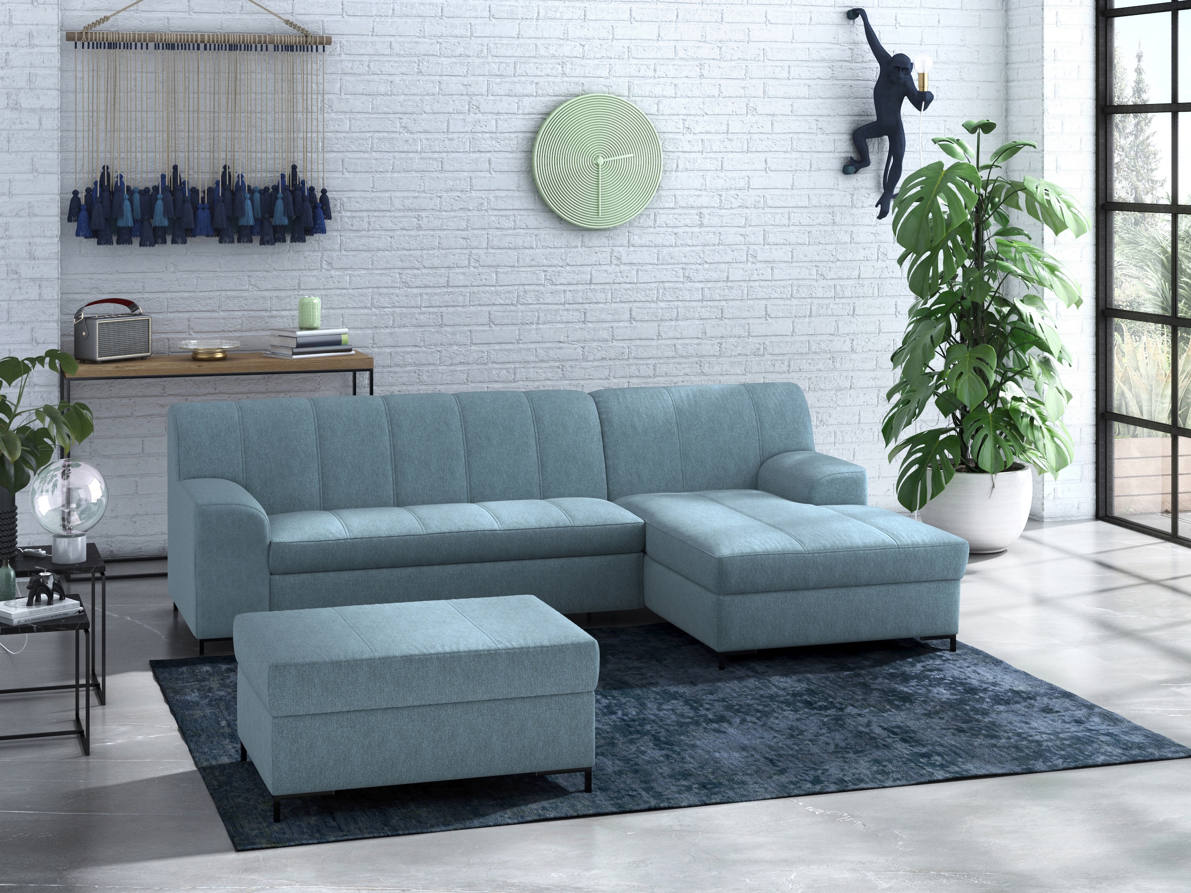 INOSIGN Polsterhocker »Balme«, passend zur Serie "Balme"