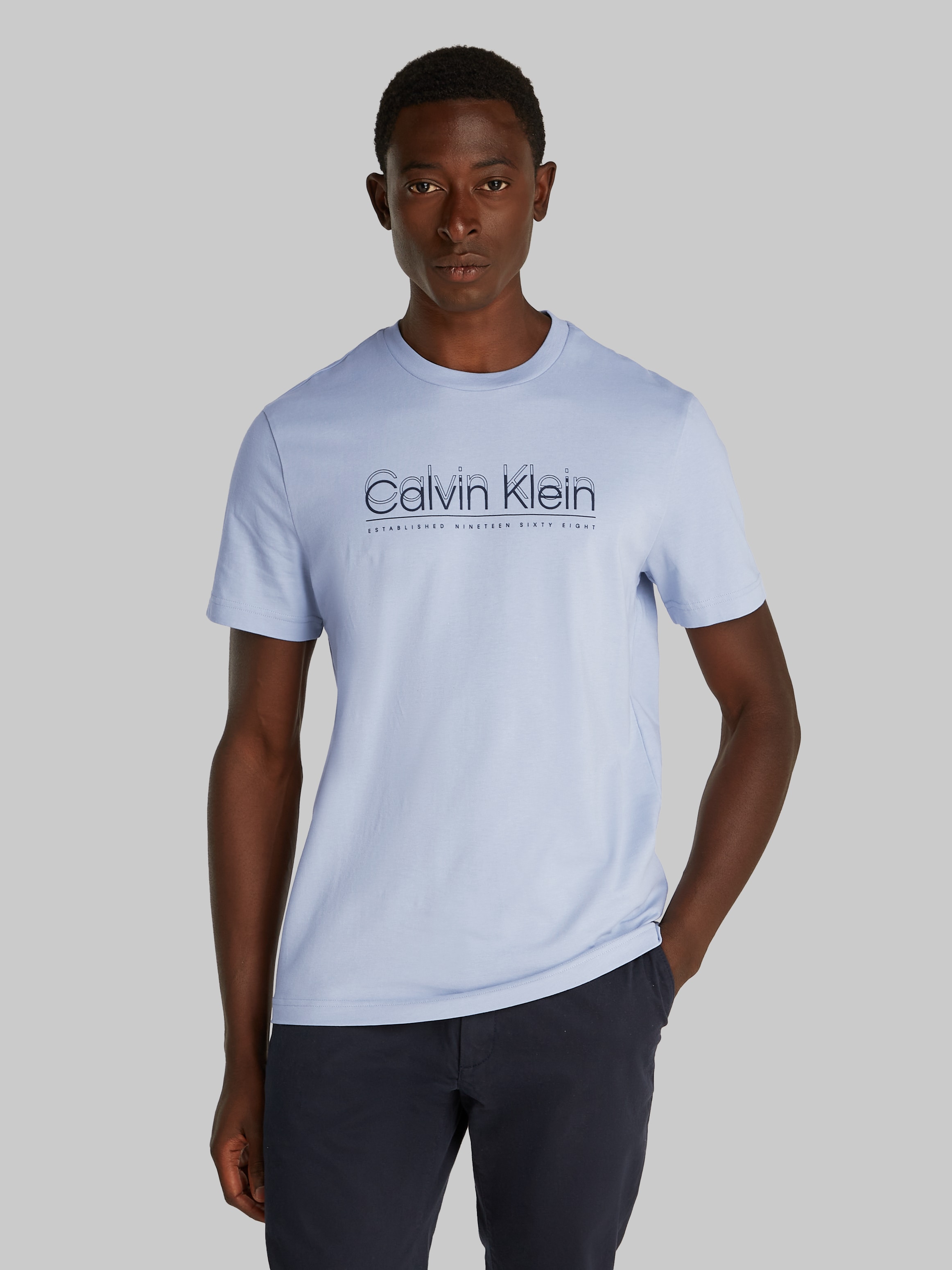 Calvin Klein "CP-DOUBLE LOGO T-SHIRT" mit großem Logoschriftzug günstig online kaufen