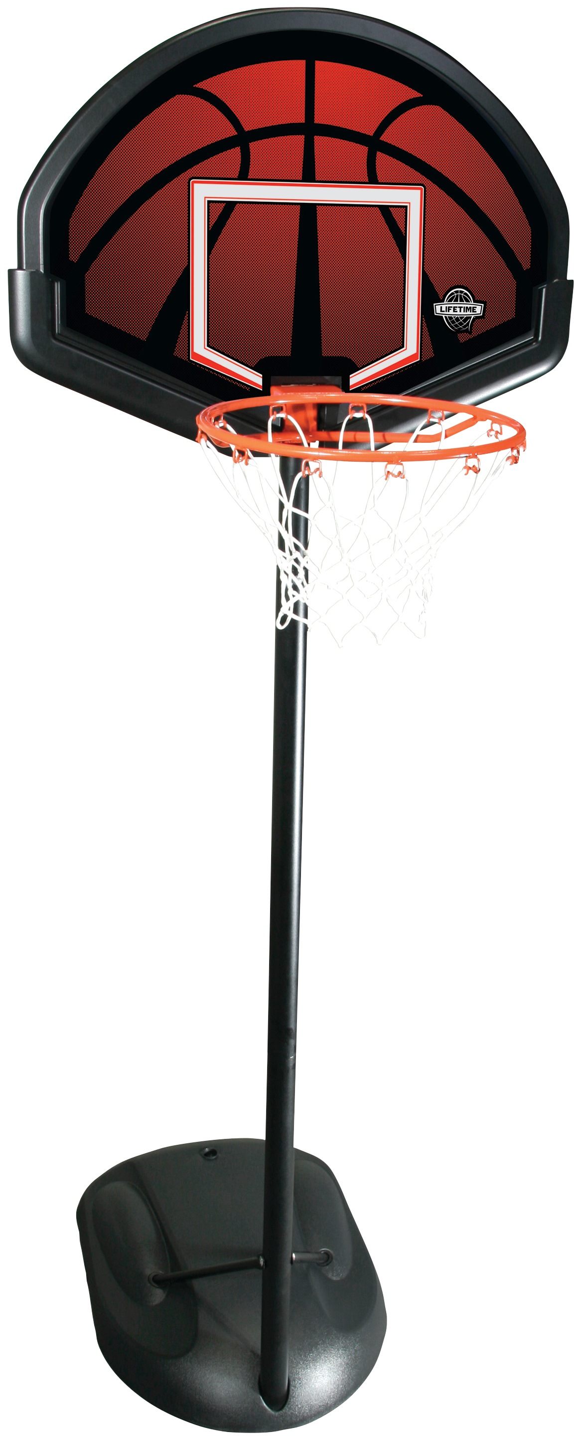50NRTH Basketballkorb »Alabama«, höhenverstellbar schwarz/rot | BAUR