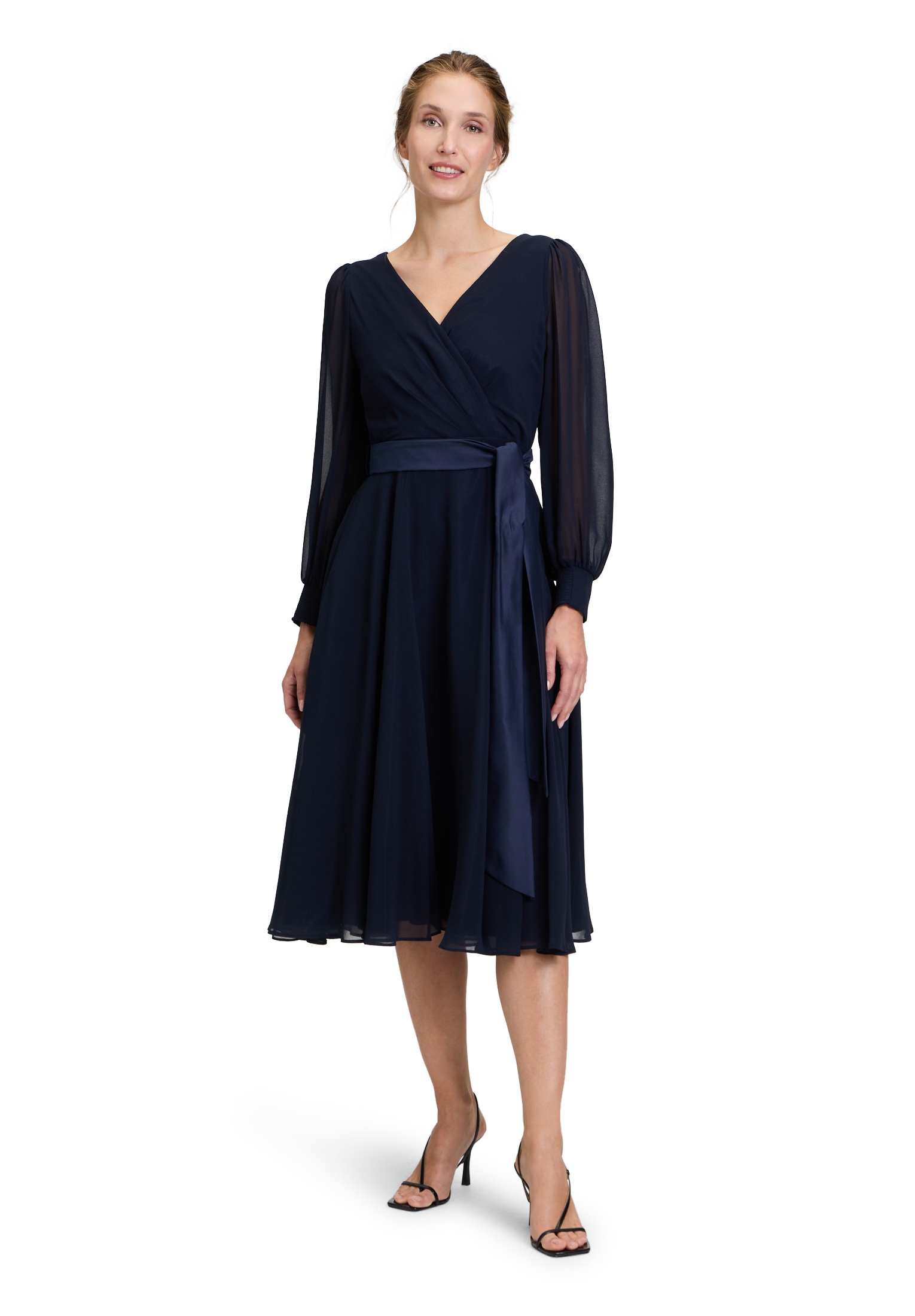 Vera Mont Cocktailkleid "Vera Mont Damen Cocktailkleid mit Gürtel", Design günstig online kaufen