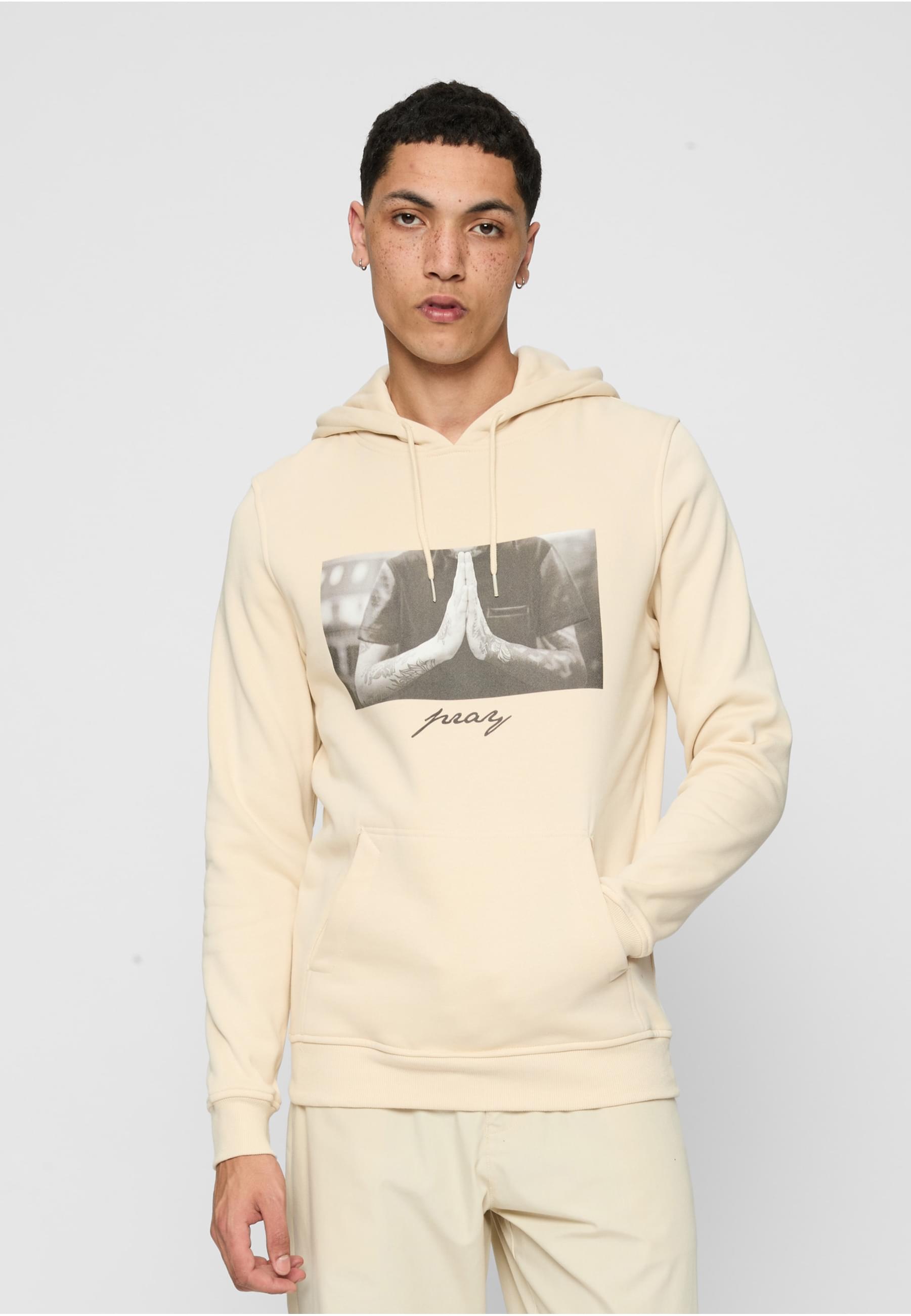 MisterTee Sweatshirt »MisterTee Herren Pray Hoody«, (1 tlg.)
