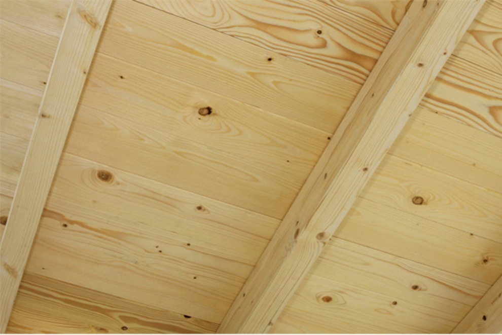Skanholz Einzelcarport »Emsland«, Leimholz-Nordisches Fichtenholz, 291 cm, dunkelgrau