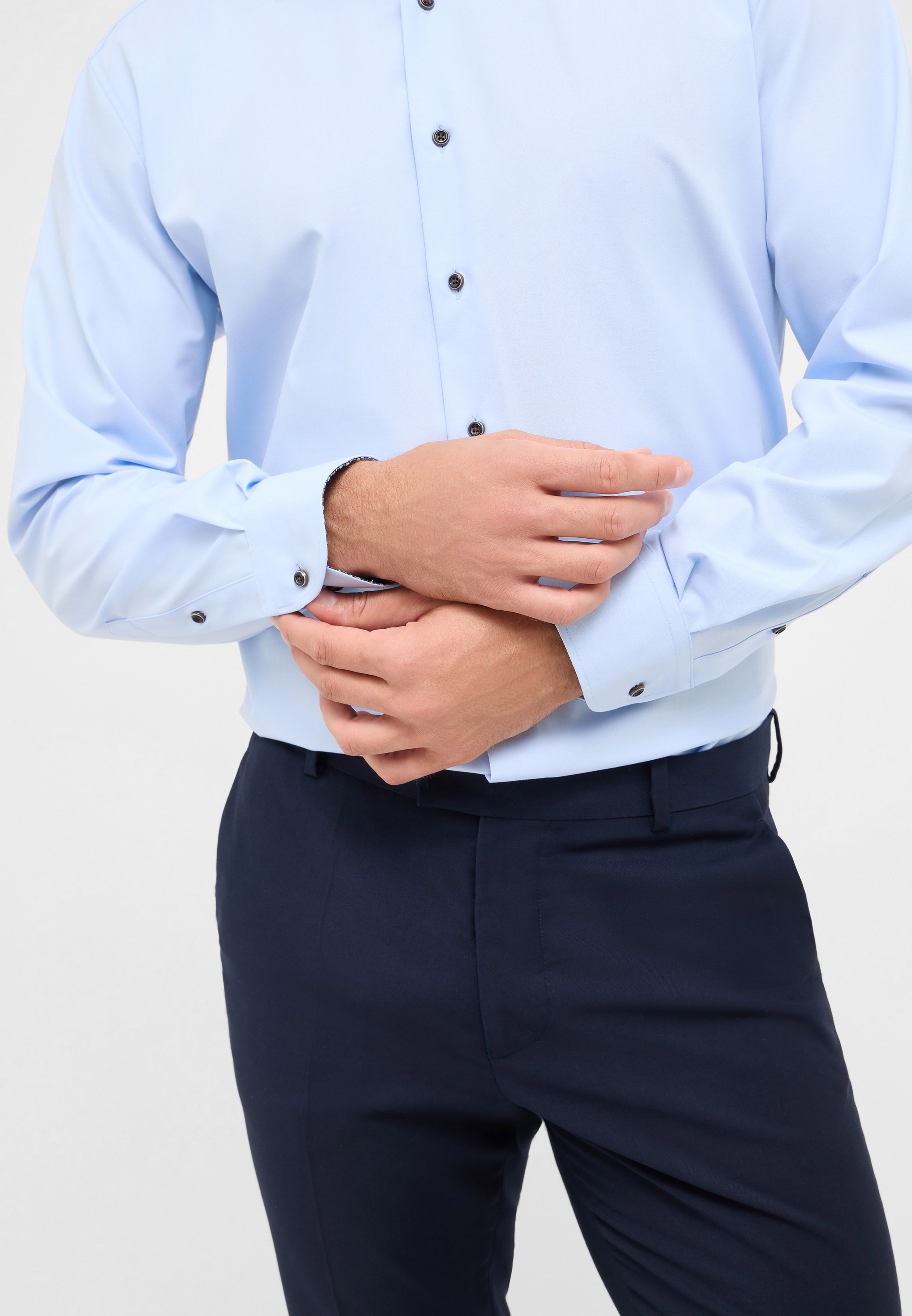 Thumbnail - Eterna Langarmhemd "MODERN FIT" NON IRON (bügelfrei)