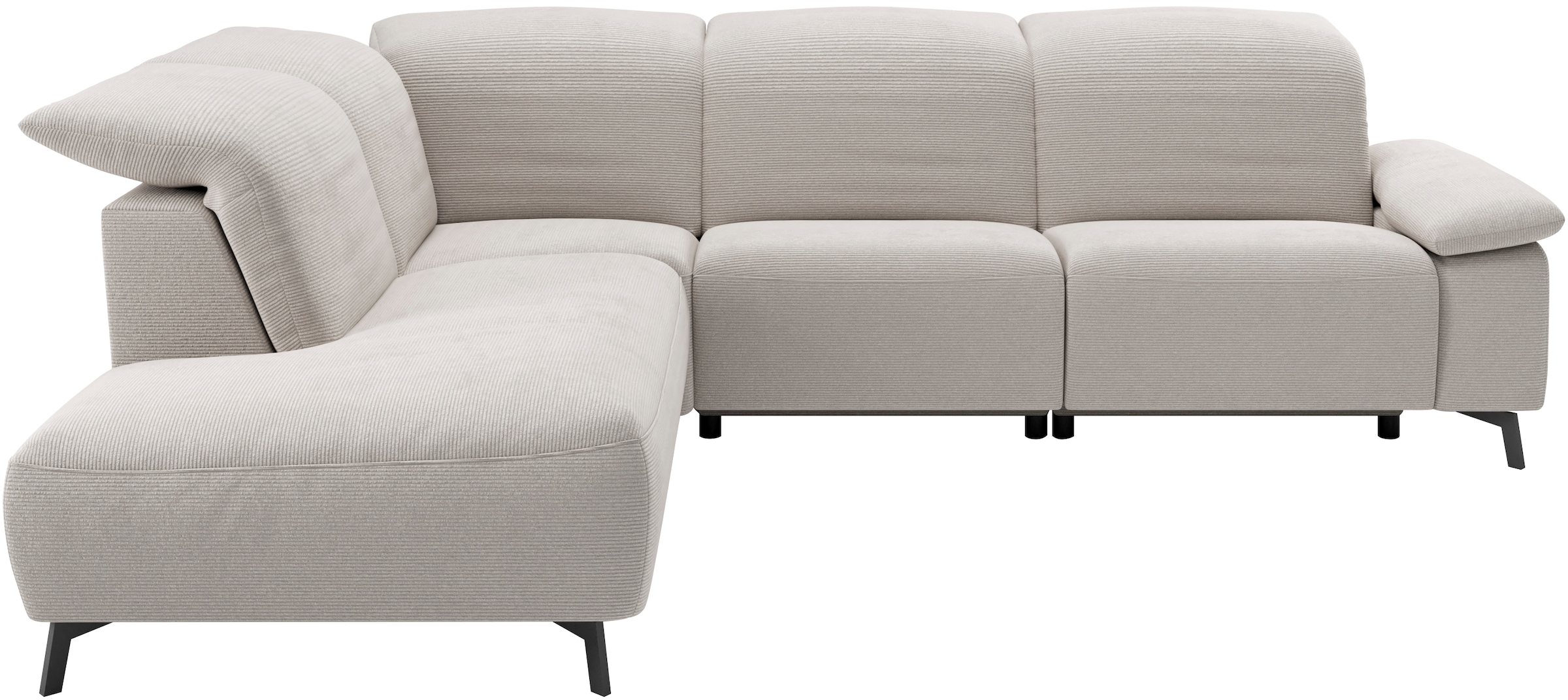 Musterring Ecksofa "MR 370, intelligenter Komfort im modernen Design" Optionale Relaxfunktion, flexible Kopfteile & klappbare Armlehnen
