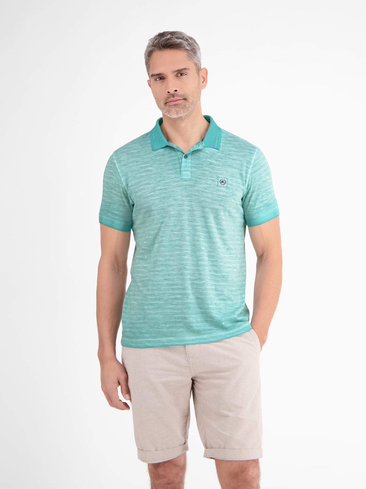 LERROS Poloshirt "Gestreiftes Poloshirt für Herren"