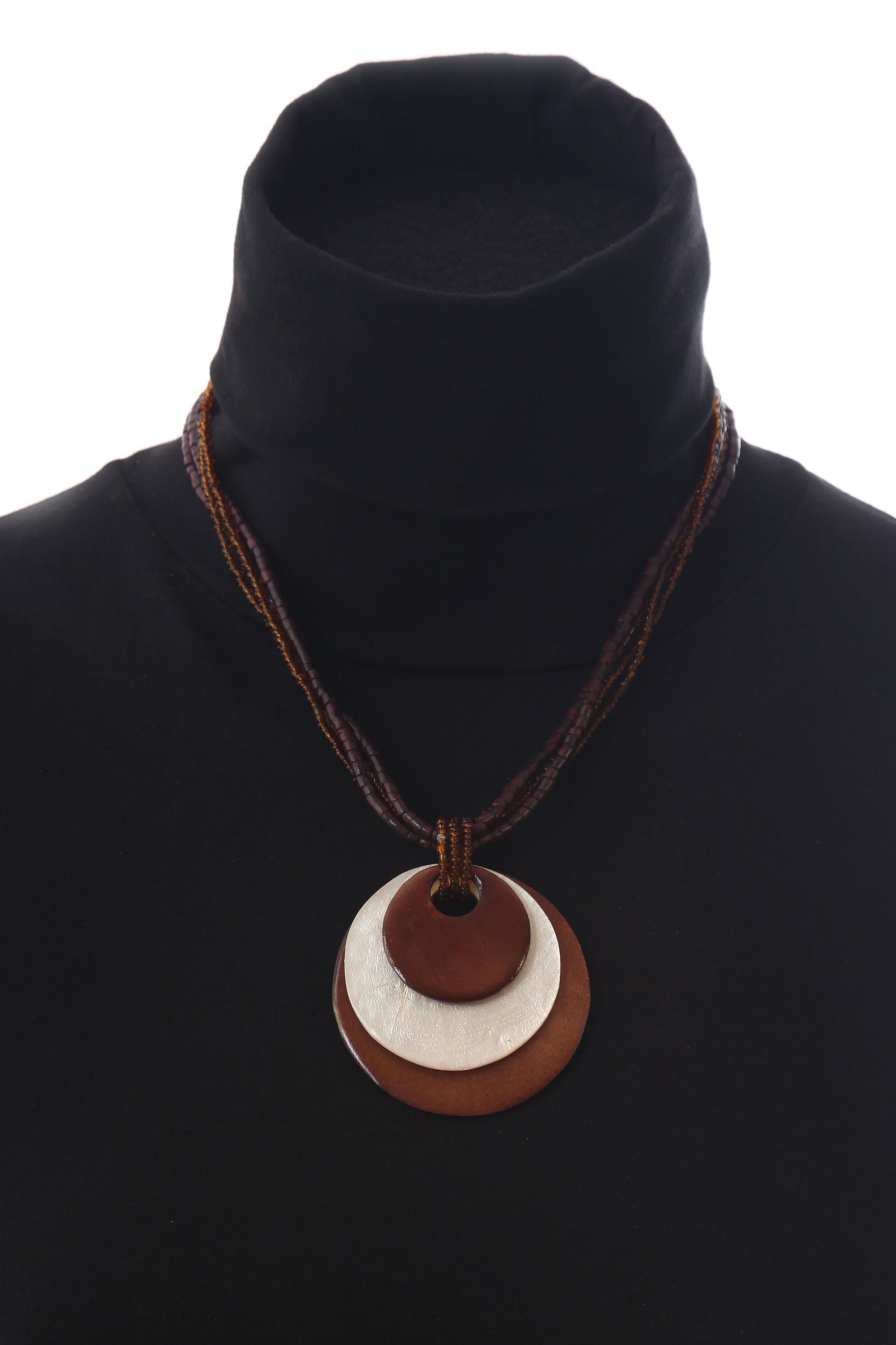 COLLEZIONE ALESSANDRO Kette mit Anhänger »Kalani«, mit echten Muscheln