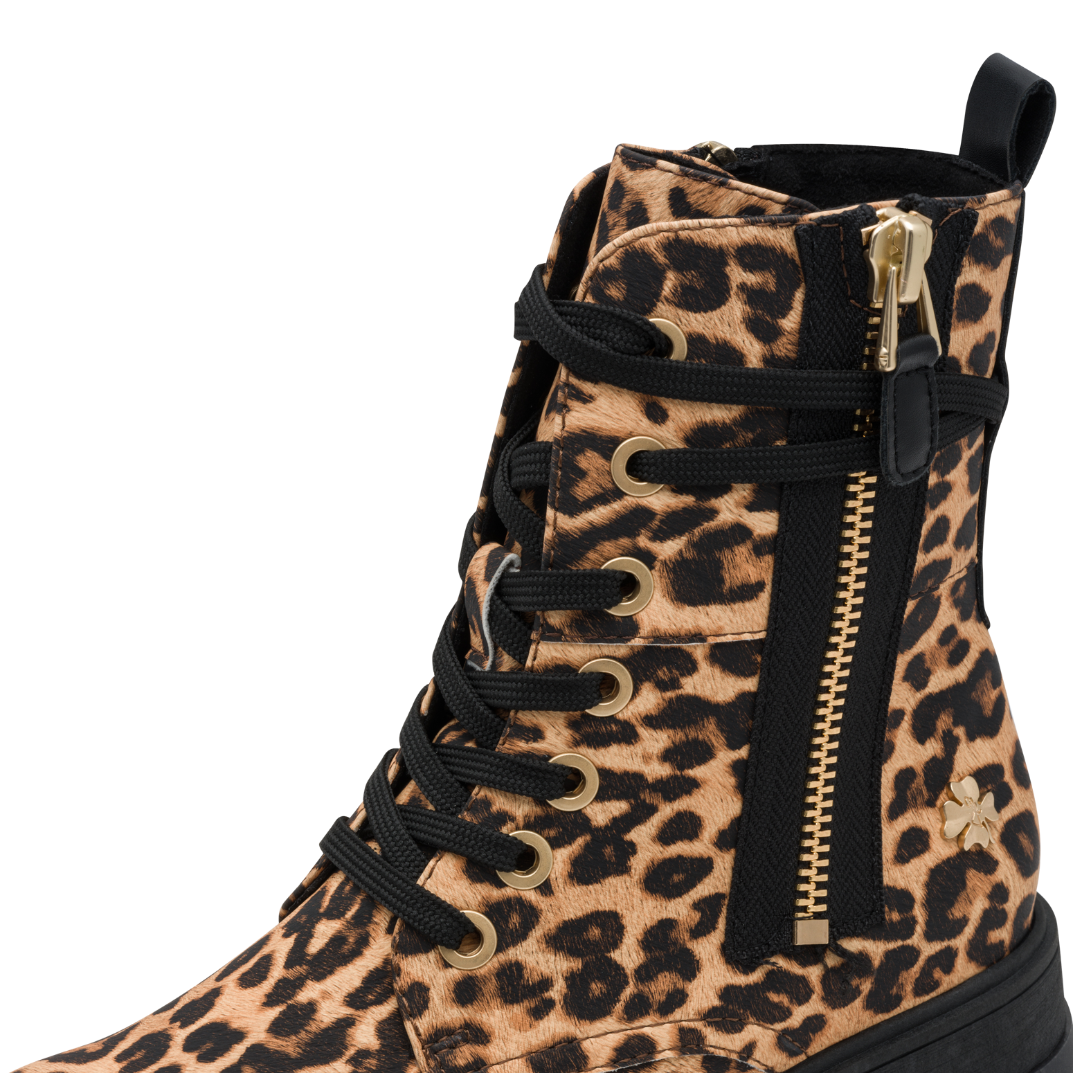 MARCO TOZZI by GMK Schnürboots, Blockabsatz, Schnürstiefelette im Animal Look