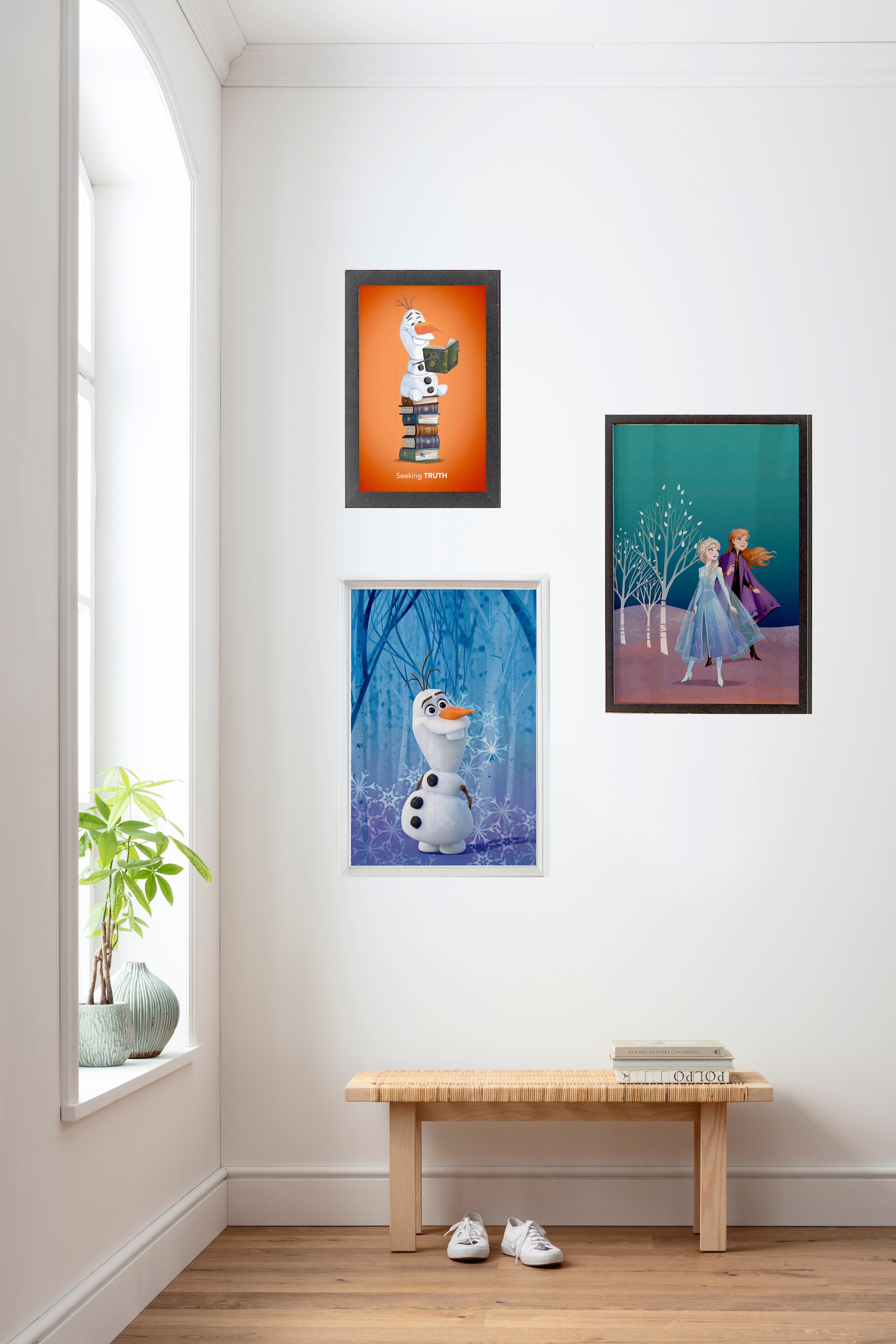 Komar Bild »Frozen Sisters« Disney 1 Stk. tlg. Wandbild zur Dekoration im Kinderzimmer - ohne Rahmen