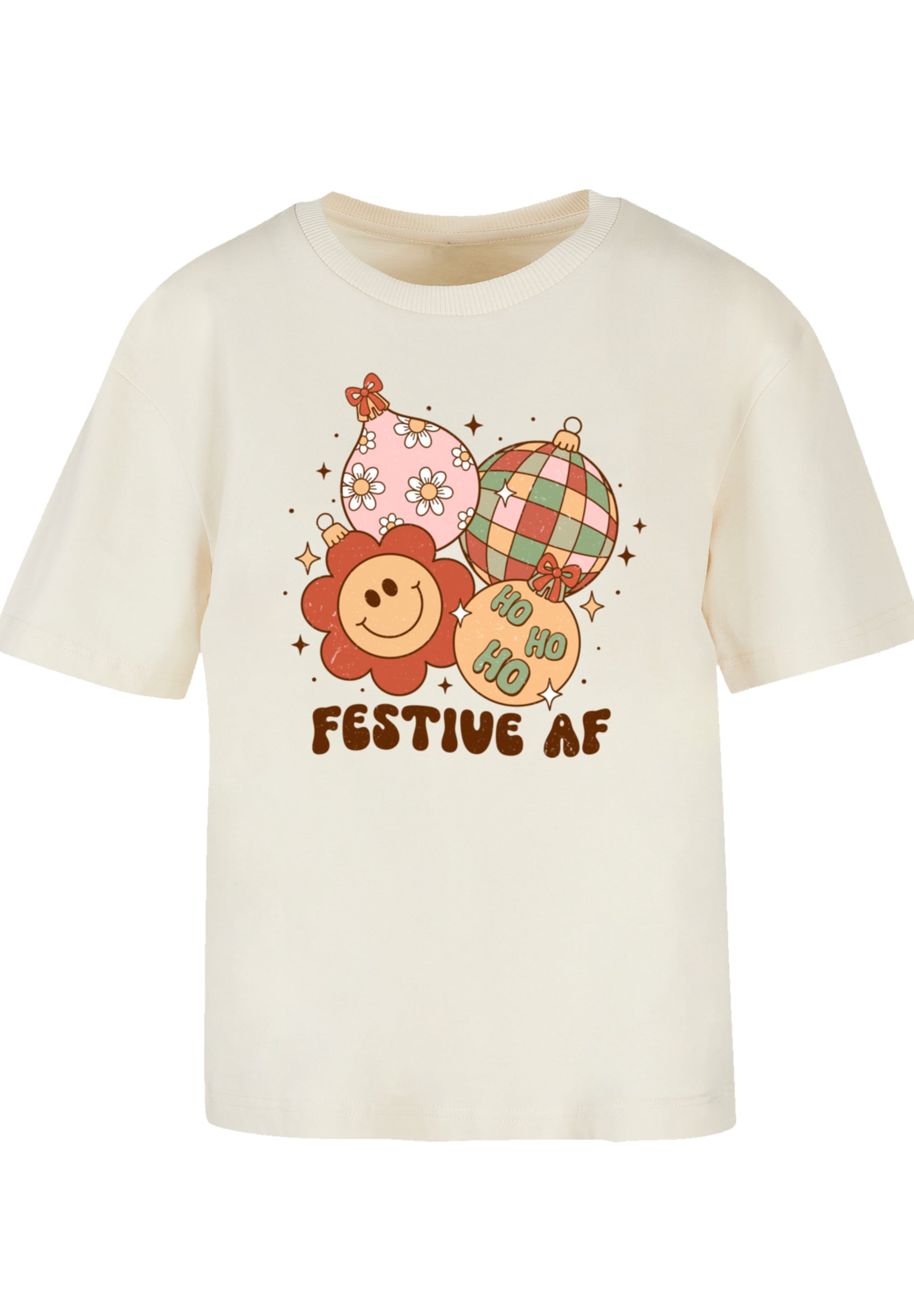 F4NT4STIC T-Shirt »Festive AF Weihnachten Tree Balls« Premium Qualität, Weihnachts-Kollection