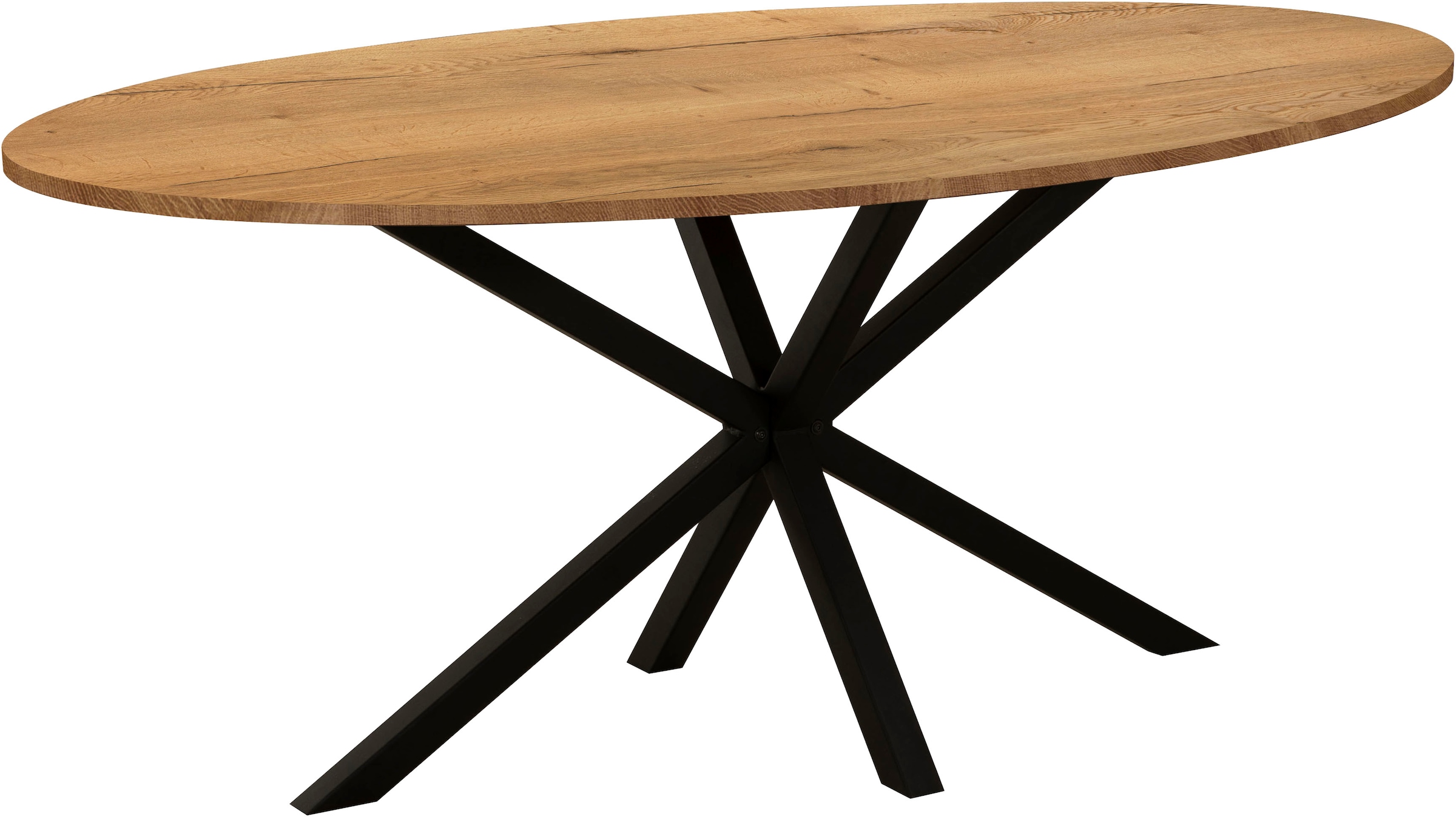 OMG Design "Kent" 1 Stk. tlg. Hochwertige Melamin-Tischplatte mit Metallgestell