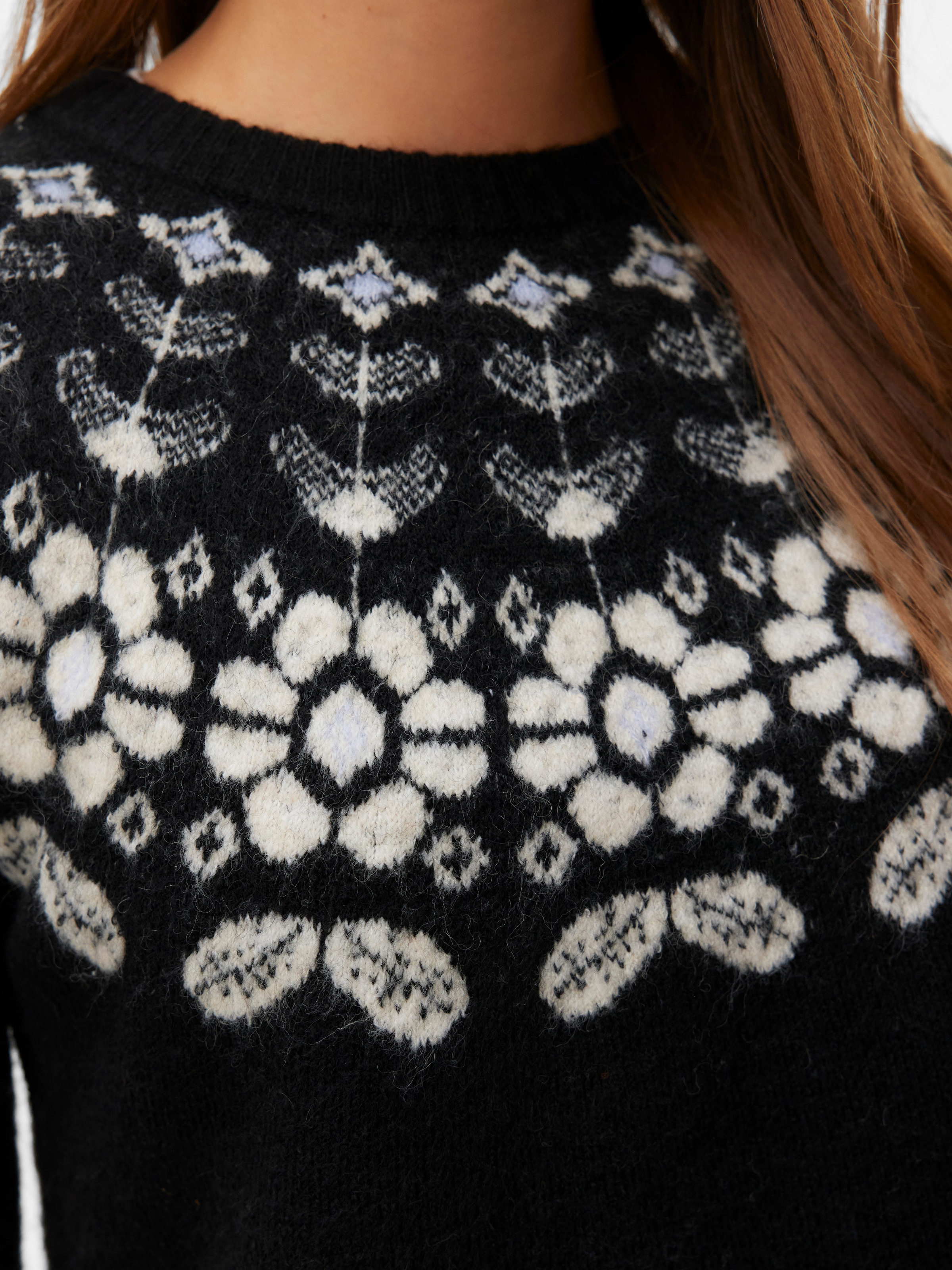 Vero Moda Strickpullover "VMSIMONE LS NORDIC PULLOVER GA REP BOO" günstig online kaufen