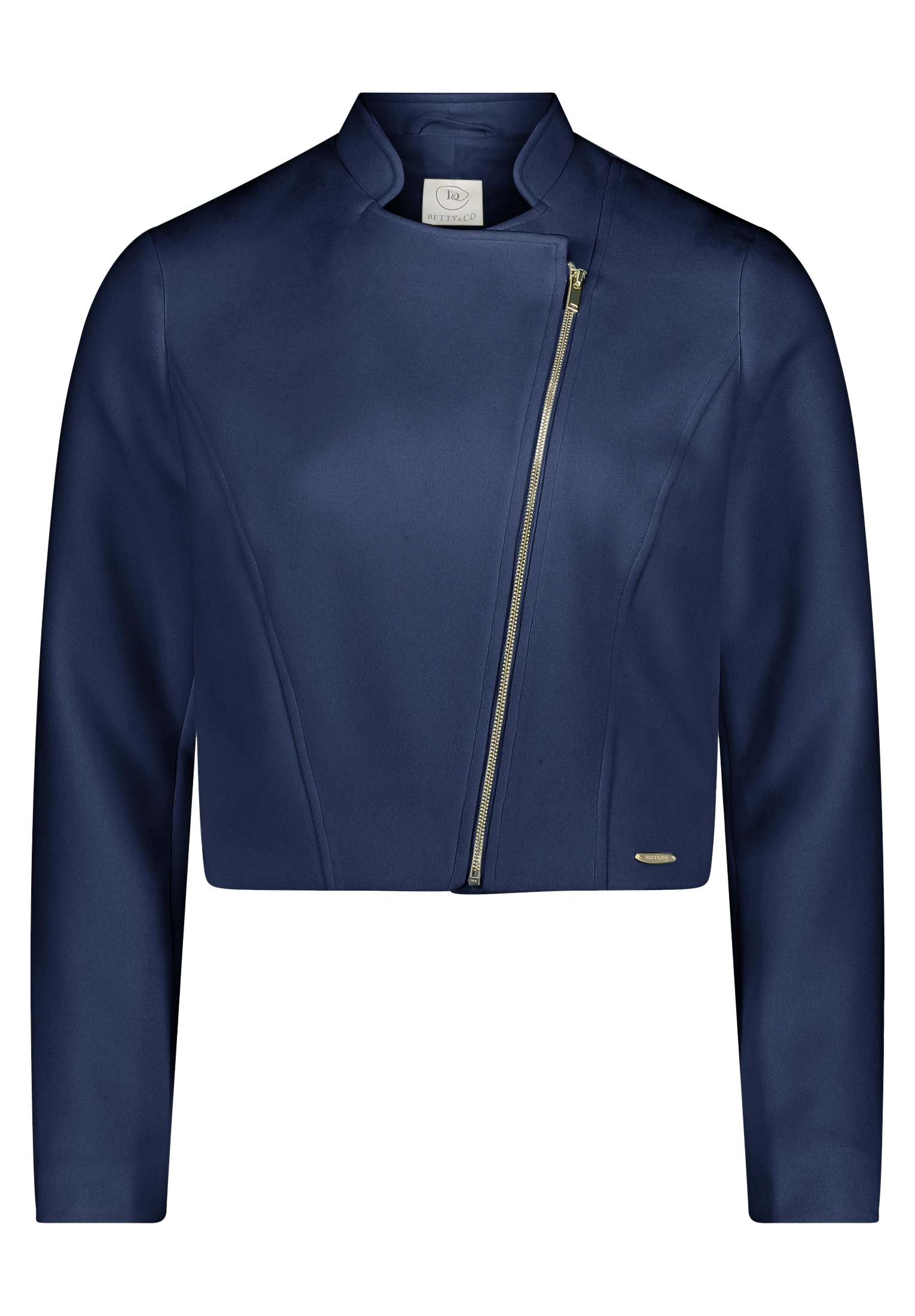 Betty&Co Jackenblazer »Betty & Co Damen Bikerjacke mit Stehkragen«, Material