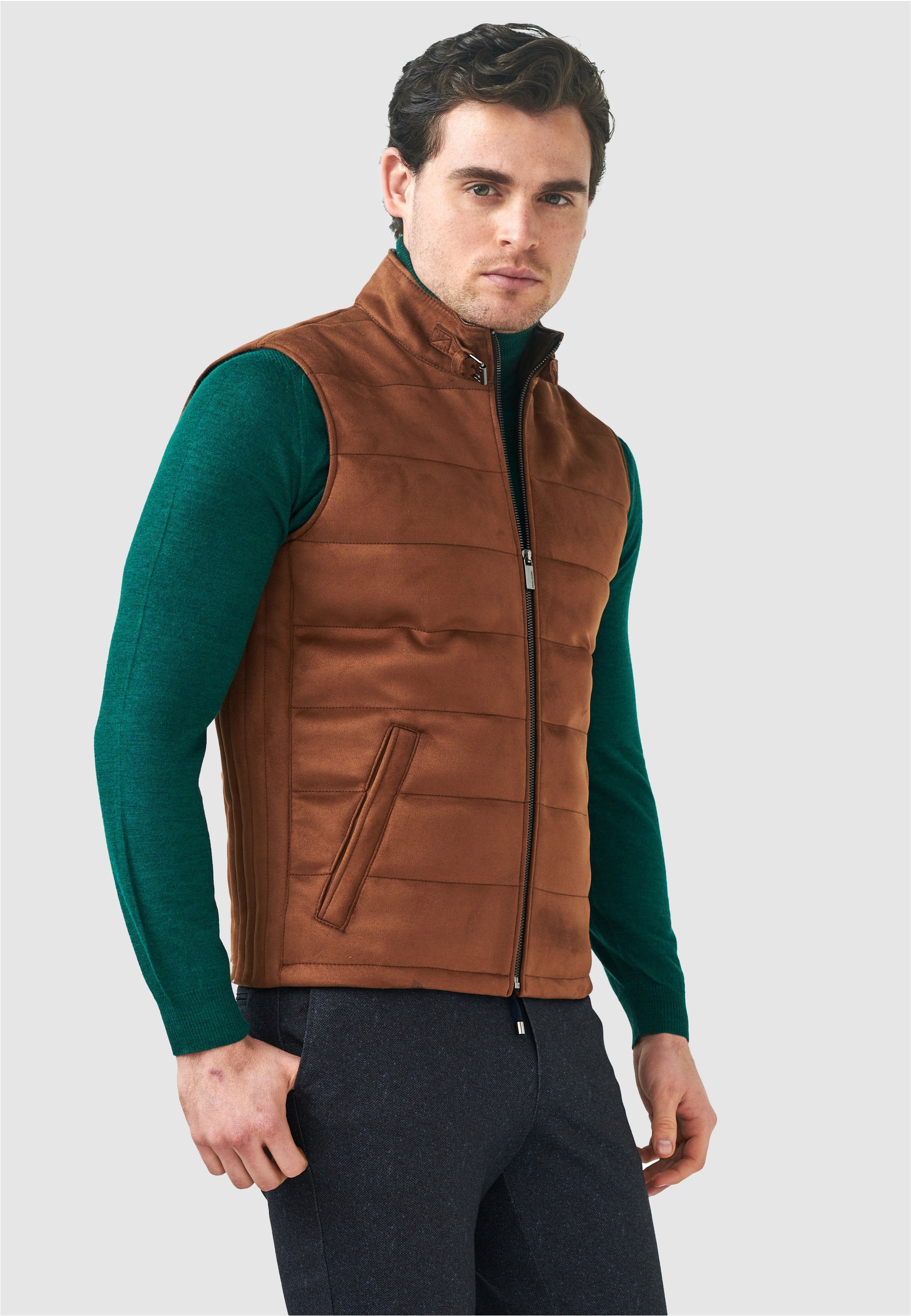 Pierre Cardin Steppweste, Mit Frontreißverschluss