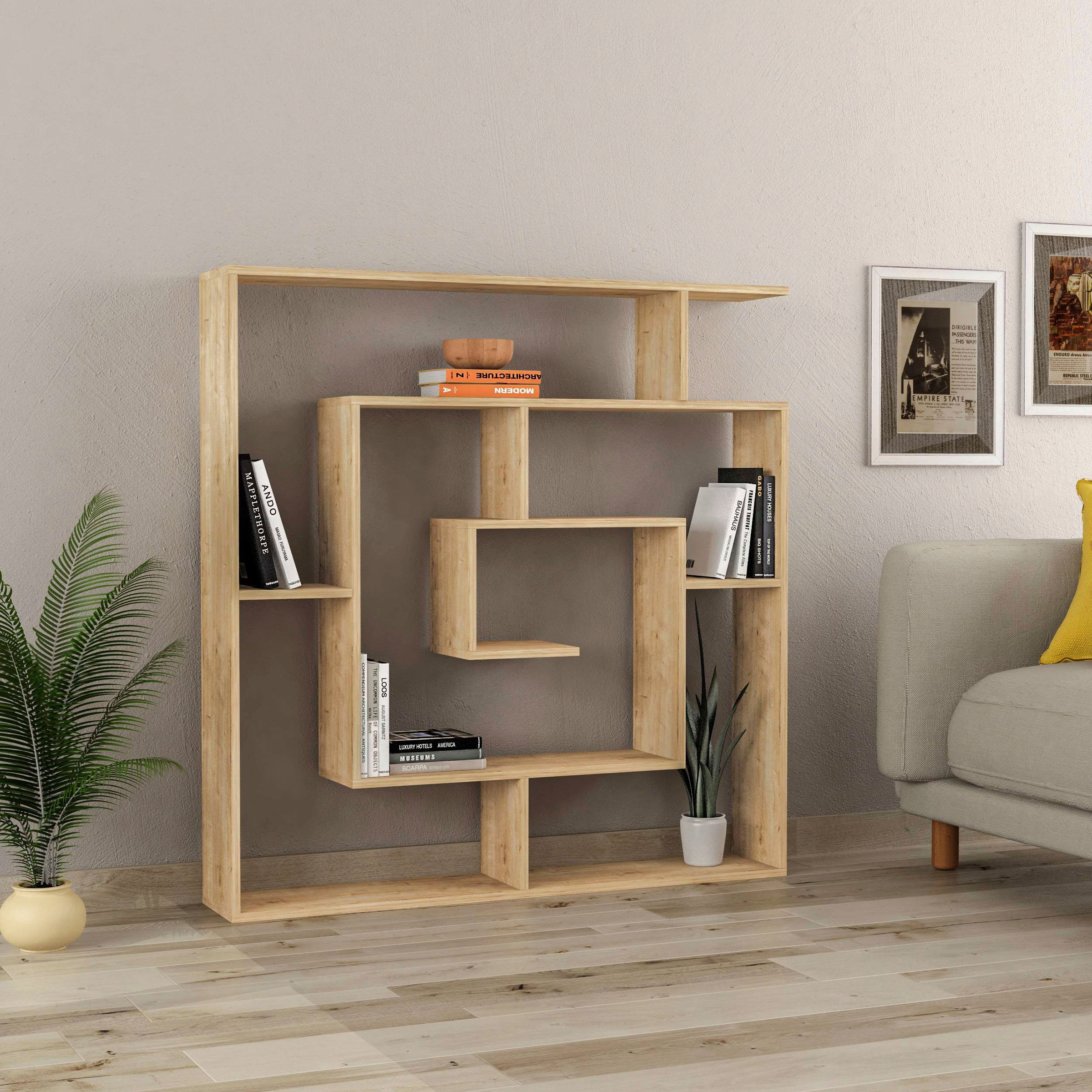 Decortie Bücherregal "Labirent Bücherregal", (Packung), Leichte Montage, La günstig online kaufen