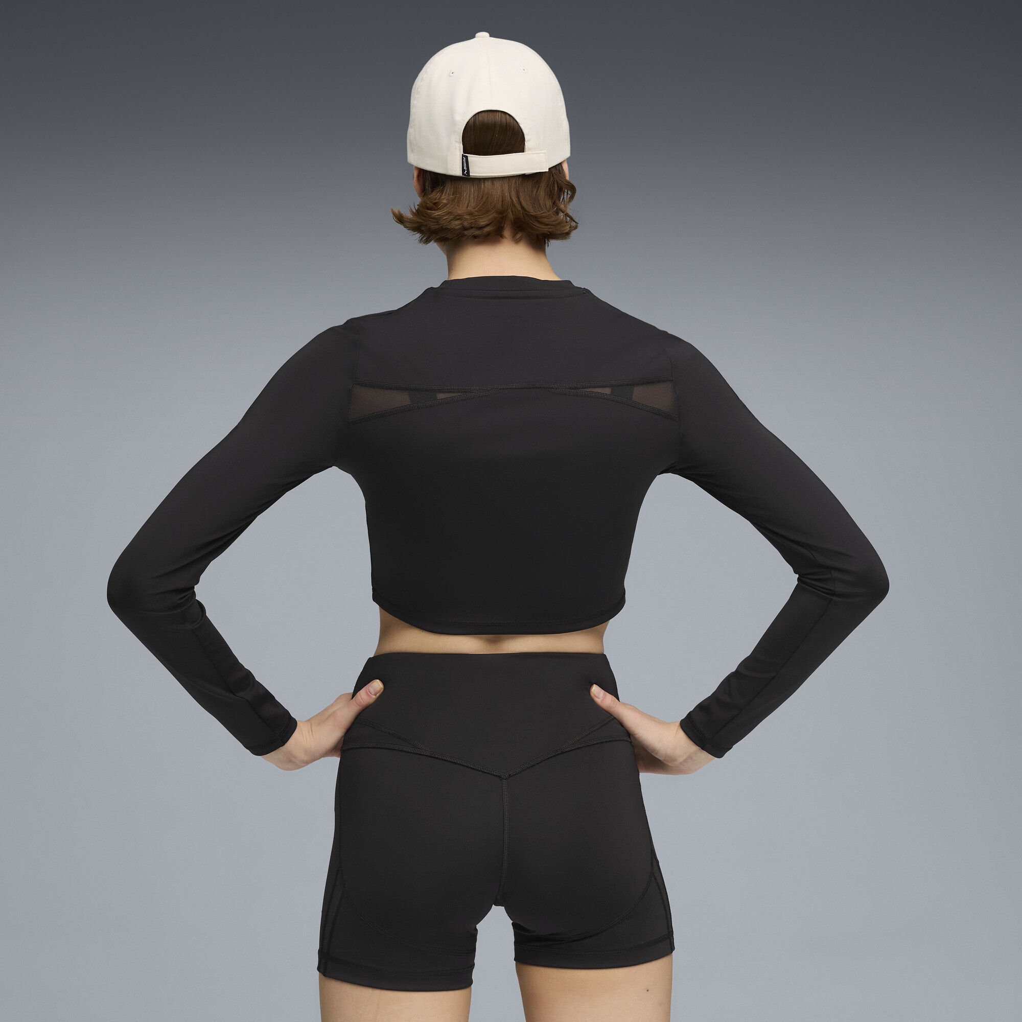 PUMA Trainingsshirt »PUMA SHAPE Cropped Langarm-Top Damen«