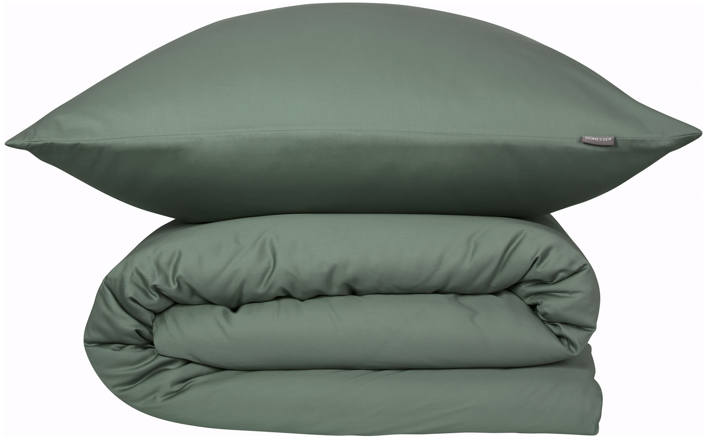 Schiesser Bettwäsche "Ella seidenmattes Premiumbettwäscheset aus feinstem Baumwollsatin" 2 Stk. Made in Green