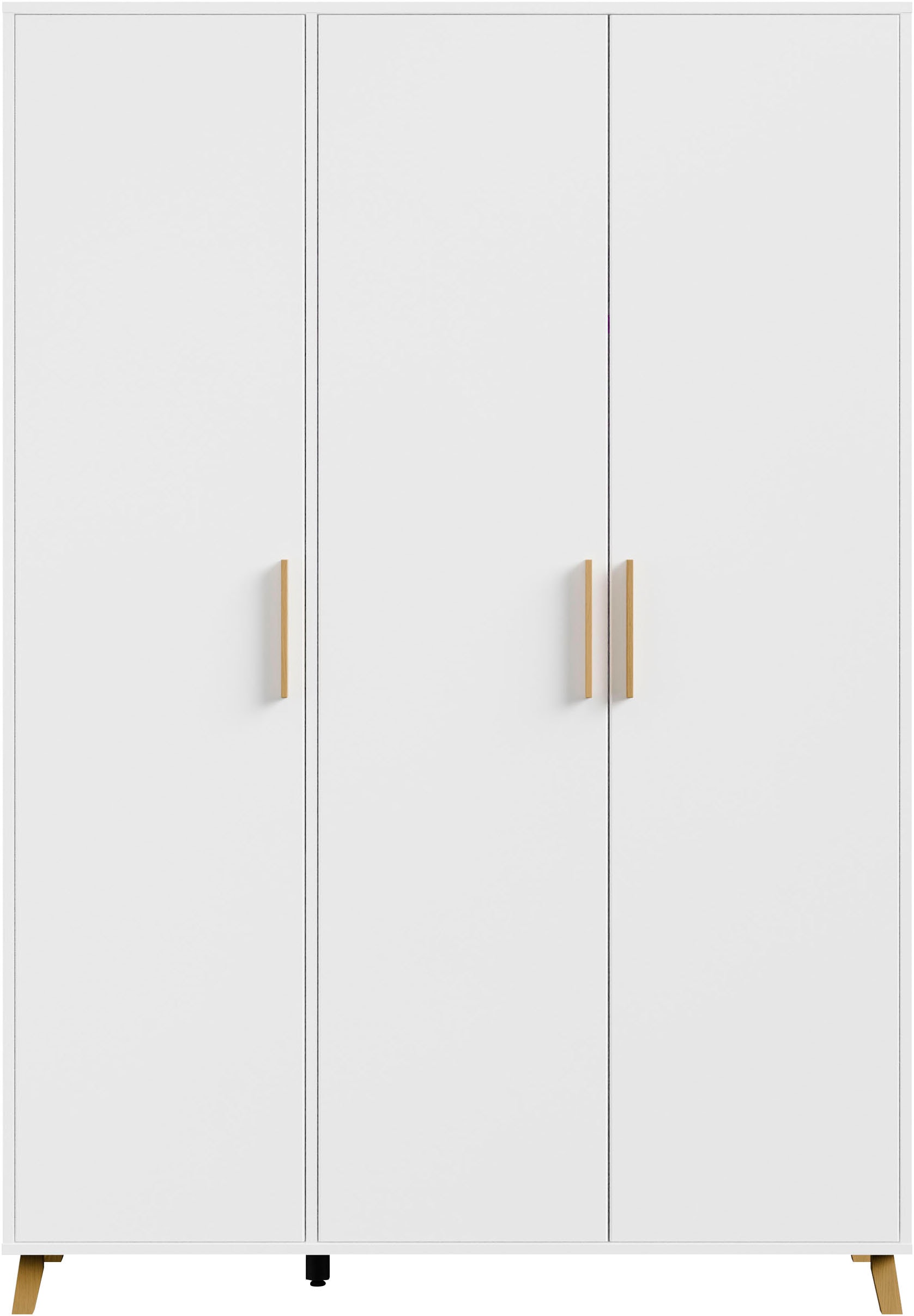 rauch Drehtürenschrank »Kleiderschrank Schrank Garderobe Wäscheschrank SHINJO«, (in 3 verschiedenen Ausstattungen BASIC/CLASSIC/PREMIUM), Griffe und Füße aus Massivholz, viel Stauraum MADE IN GERMANY