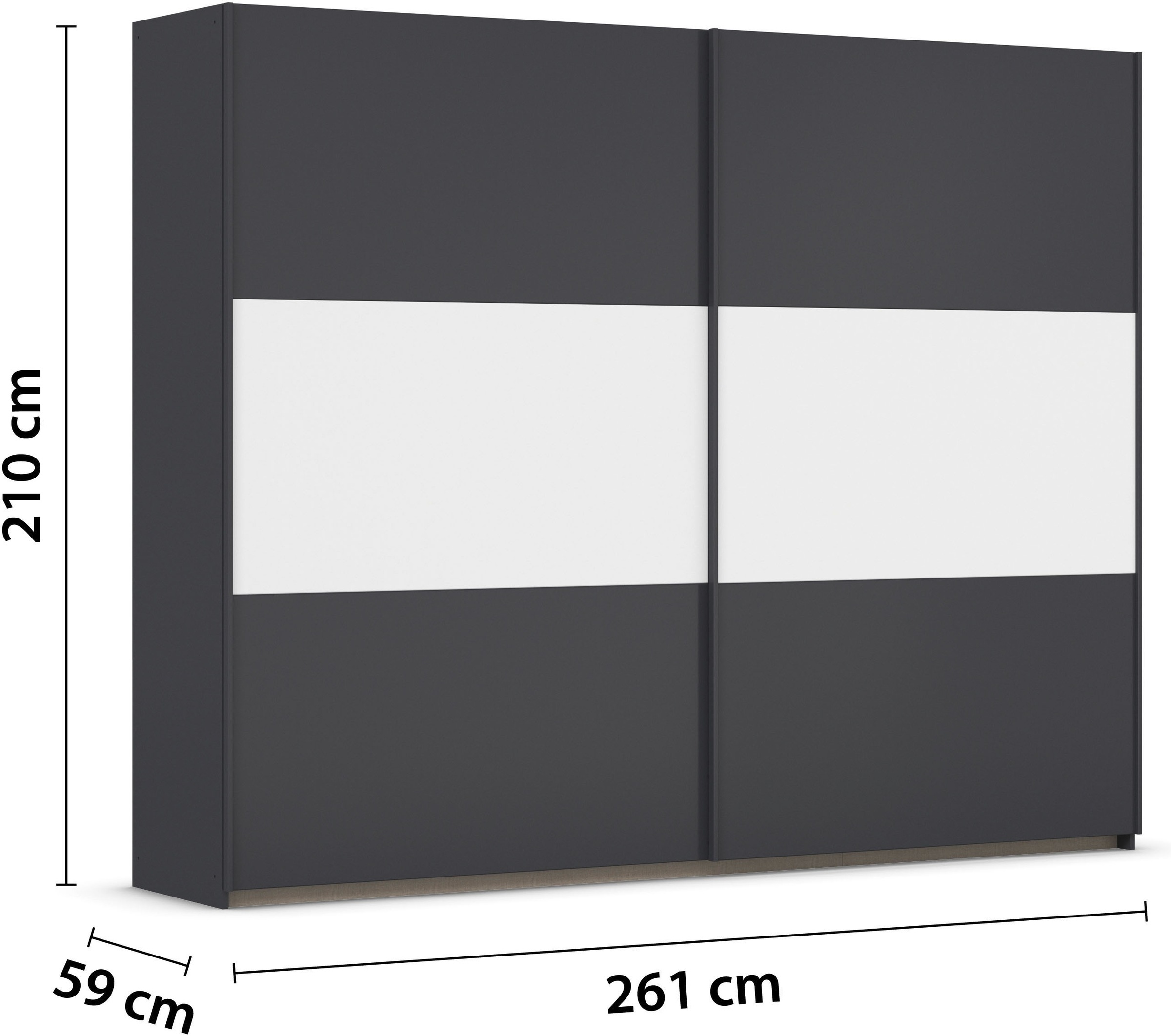rauch Schwebetürenschrank »Kleiderschrank Schrank Garderobe Garderobenschrank Wäscheschrank NEO«, (in 3 verschiedenen Ausstattungen BASIC/CLASSIC/PREMIUM), mit großzügigem Stauraum und vielfältigen Farbkombinationen