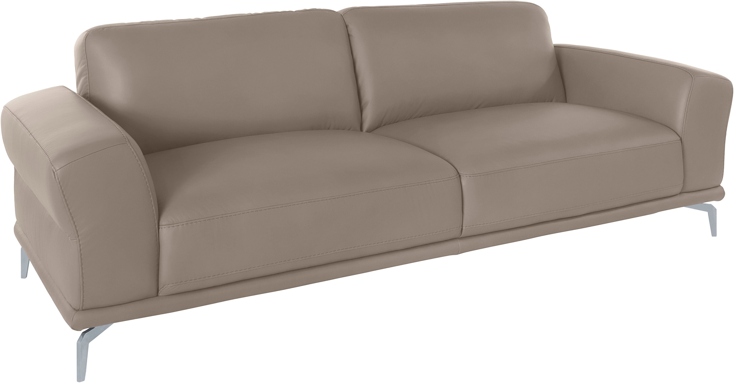 W.SCHILLIG 2,5-Sitzer »montanaa«, mit Metallfüßen in Silber matt, Breite 232 cm